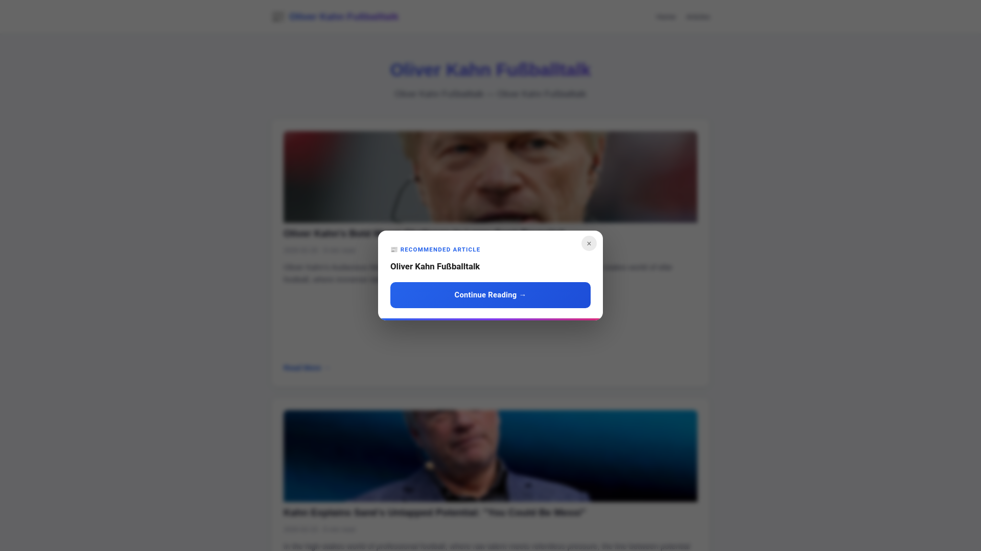 website screenshot of https://oliver-kahn-fussballtalk.pages.dev/