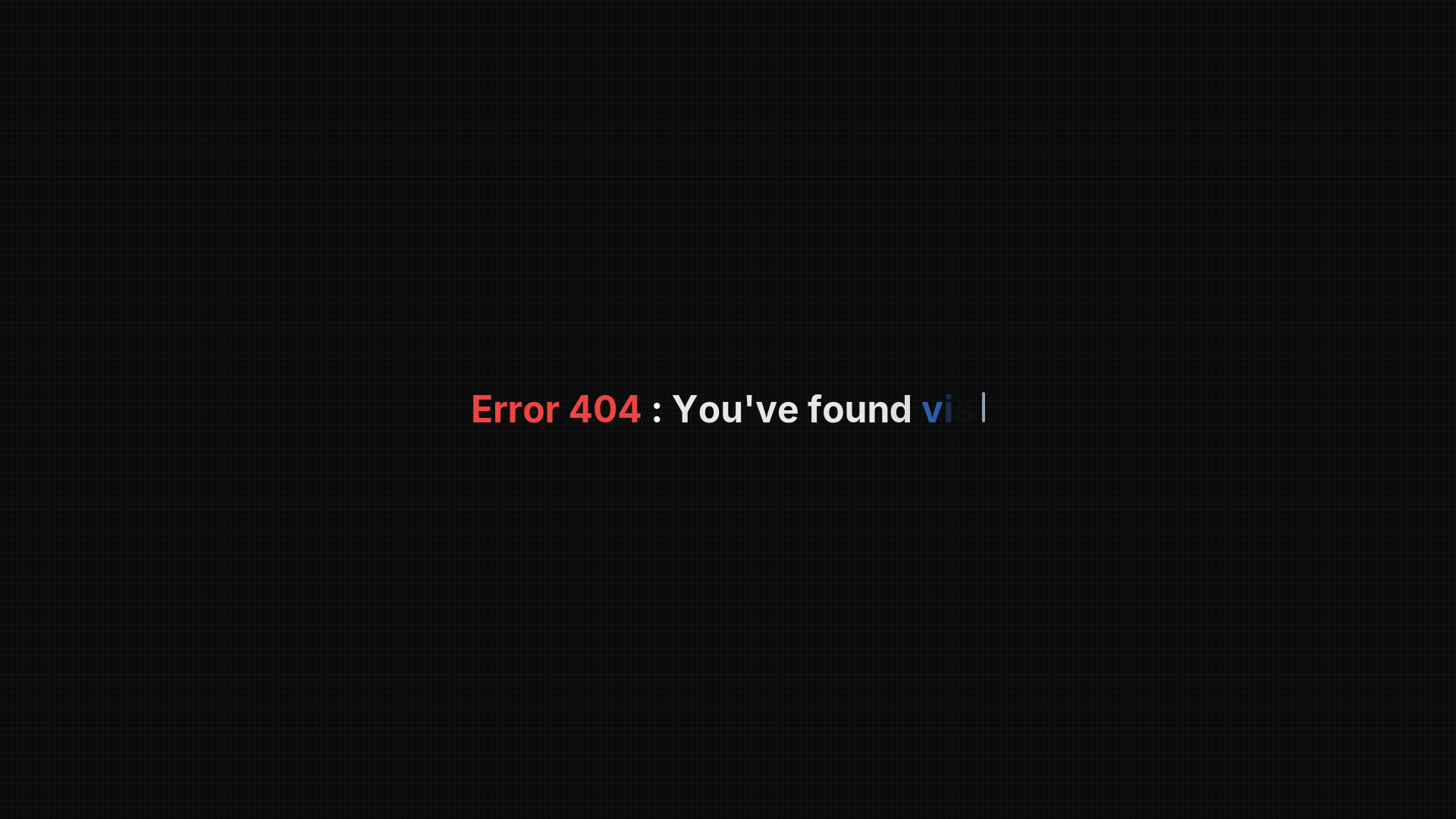 website screenshot of https://vishnuhari17.dev/