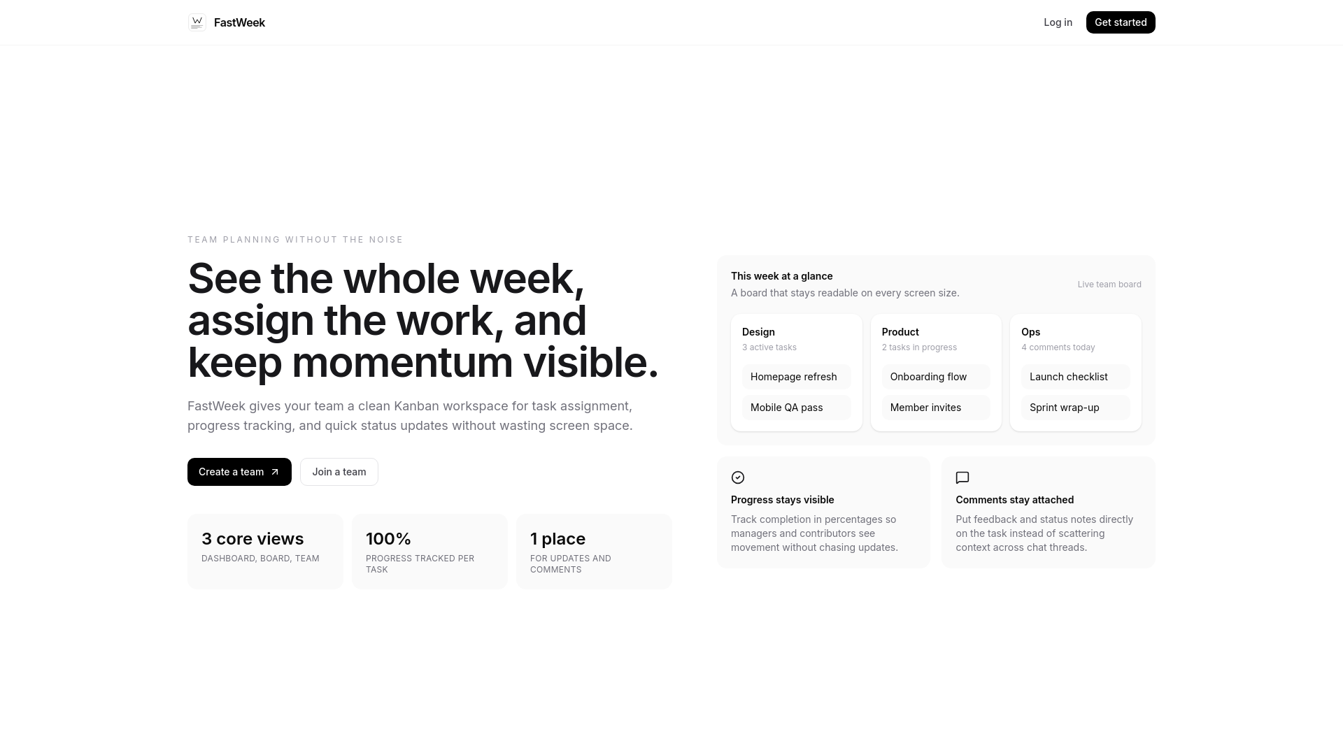 website screenshot of https://fastweek.site