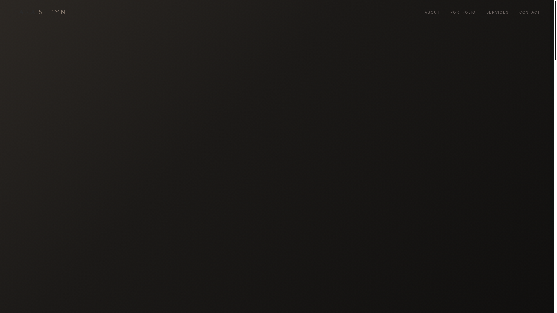 website screenshot of https://sarasteyn.com/