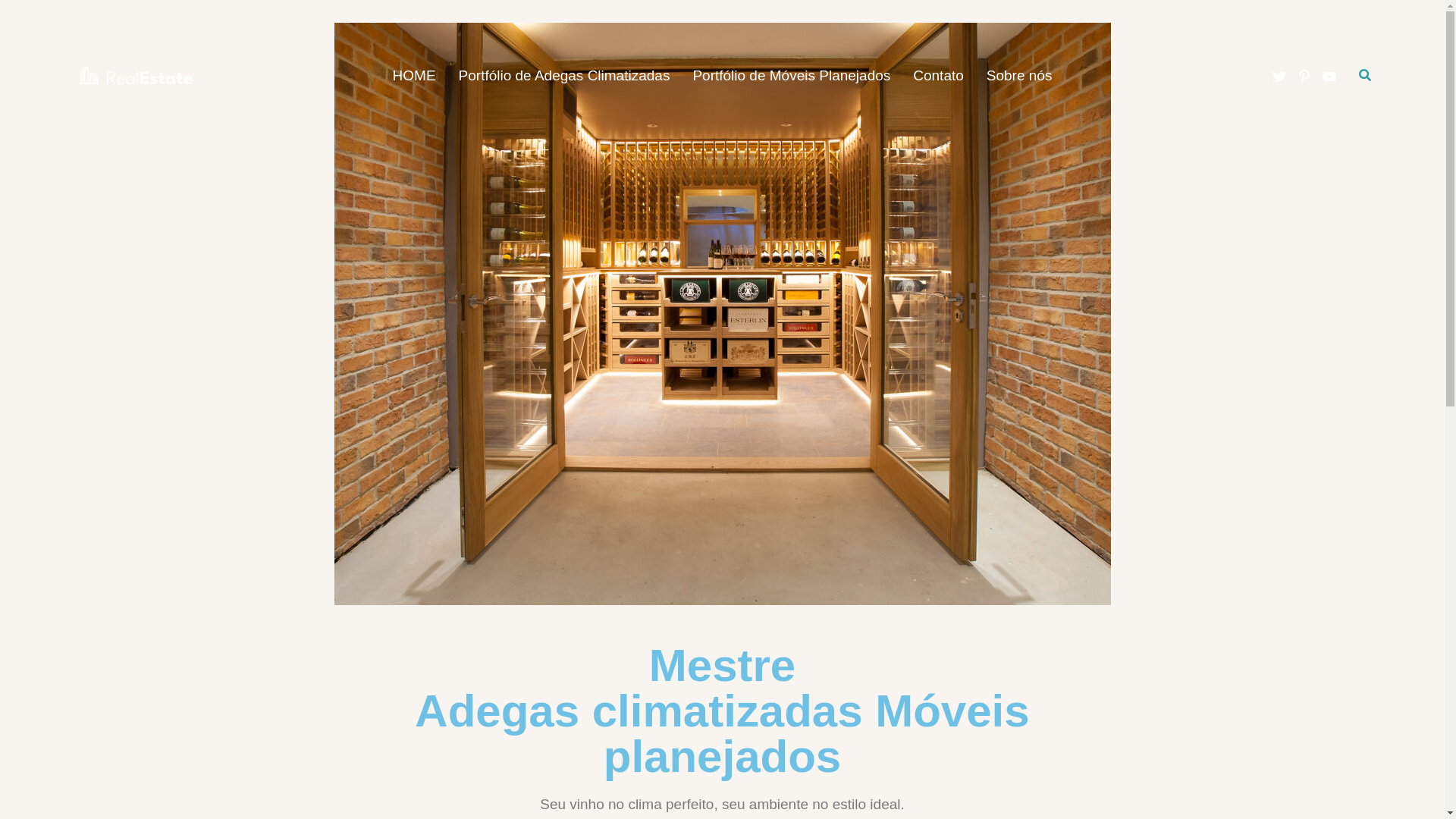 website screenshot of https://mestreadegasclimatizadas.com.br/