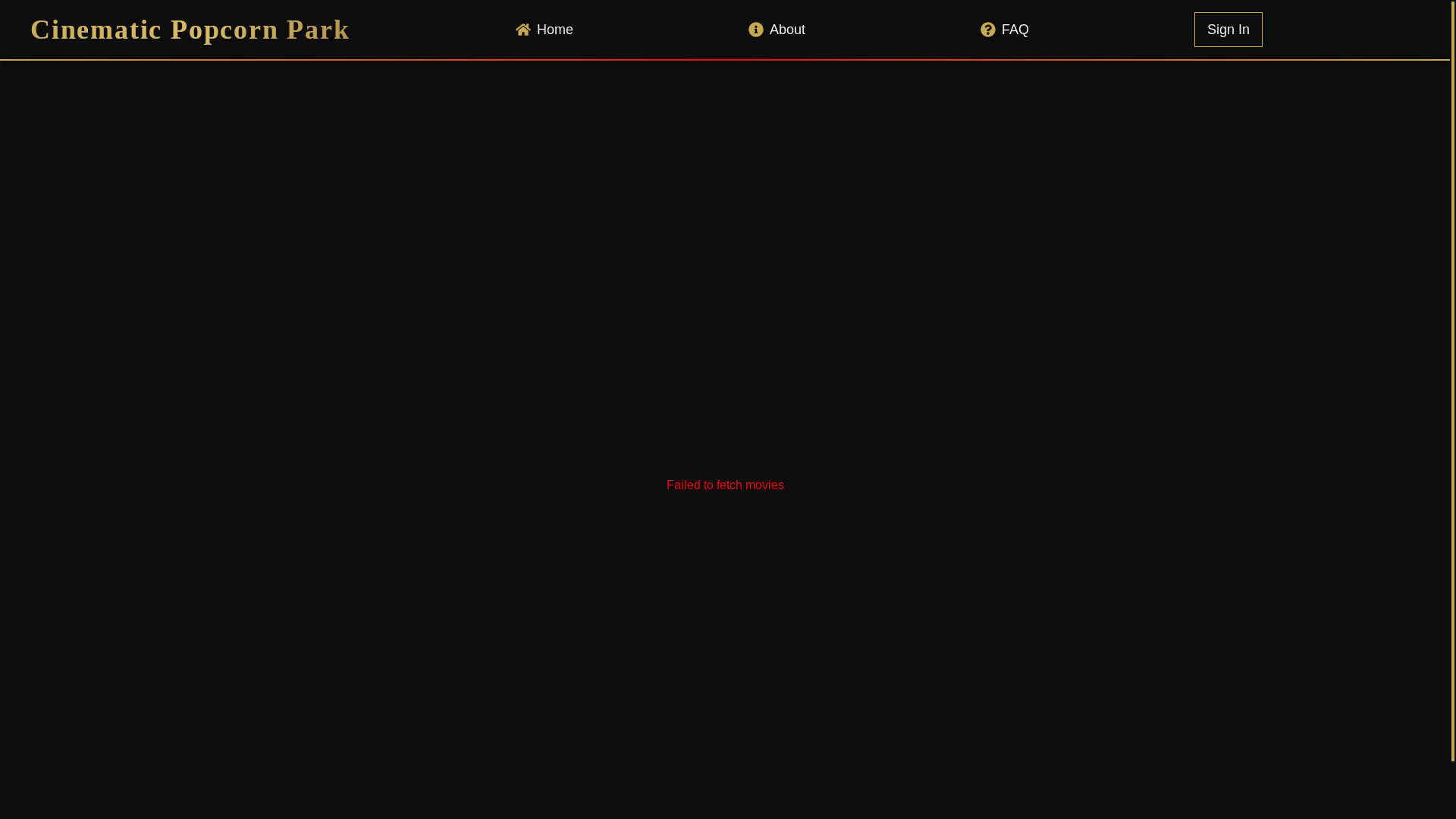 website screenshot of https://cinexp.app/