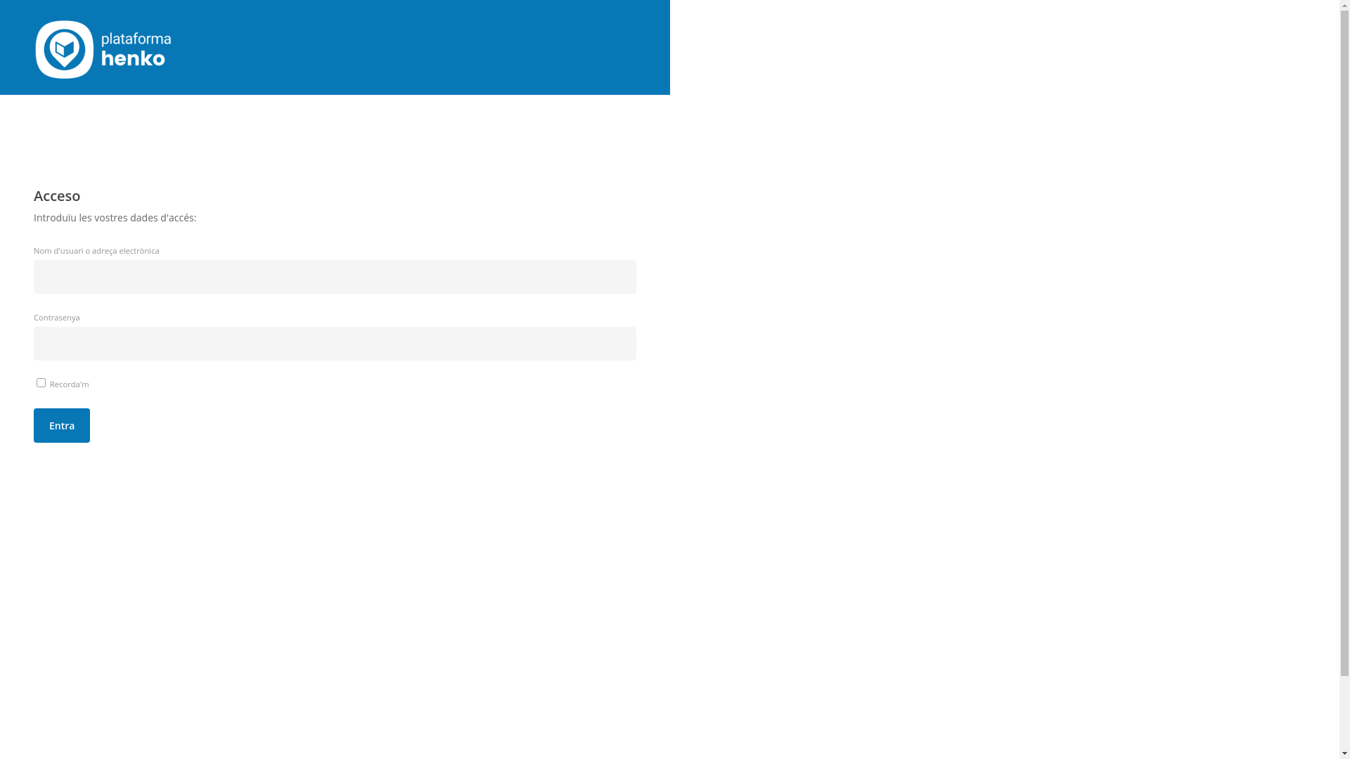 website screenshot of https://plataformahenko.com/