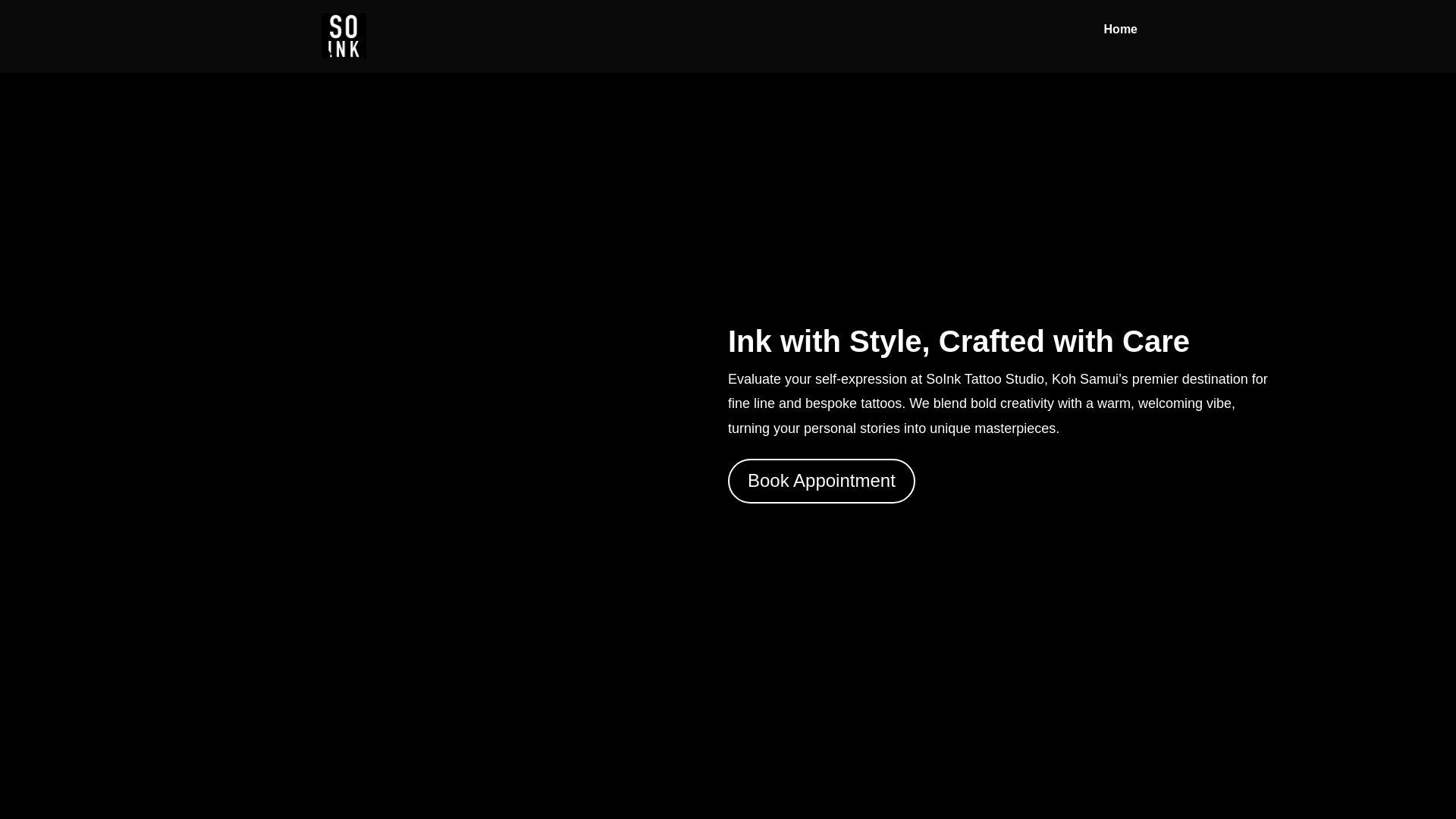 website screenshot of https://soinktattoo.com/