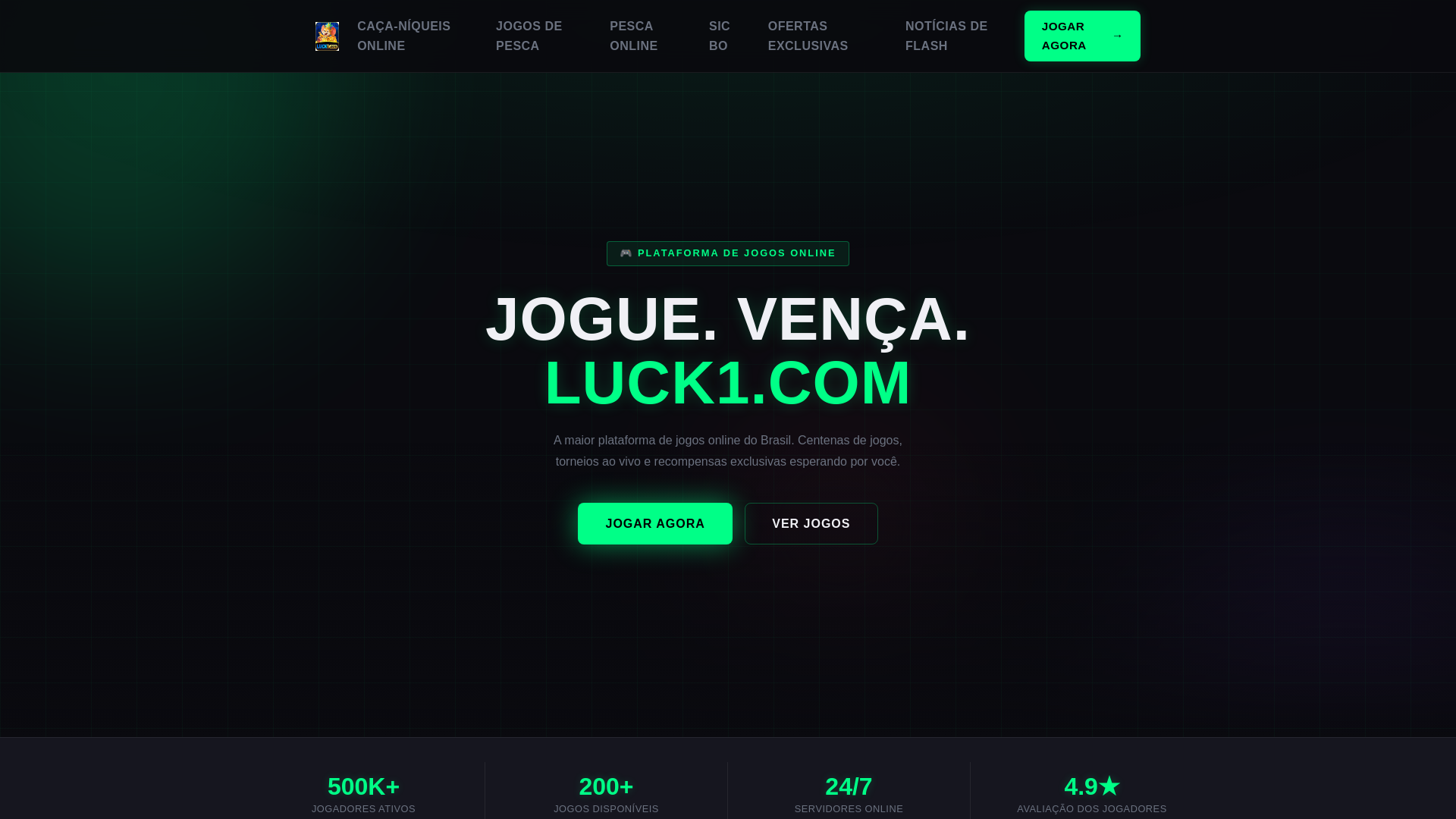 website screenshot of https://luck1bets.com/