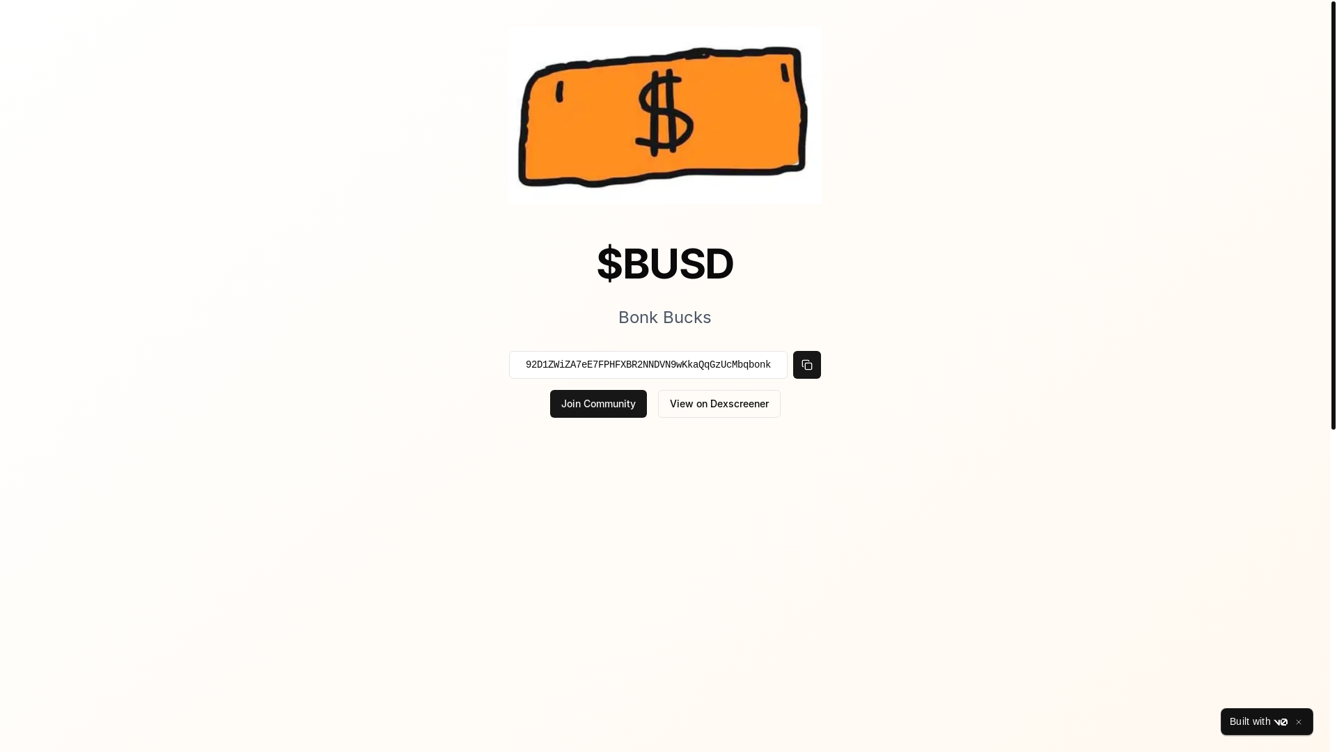 website screenshot of https://bonkbucks.com/