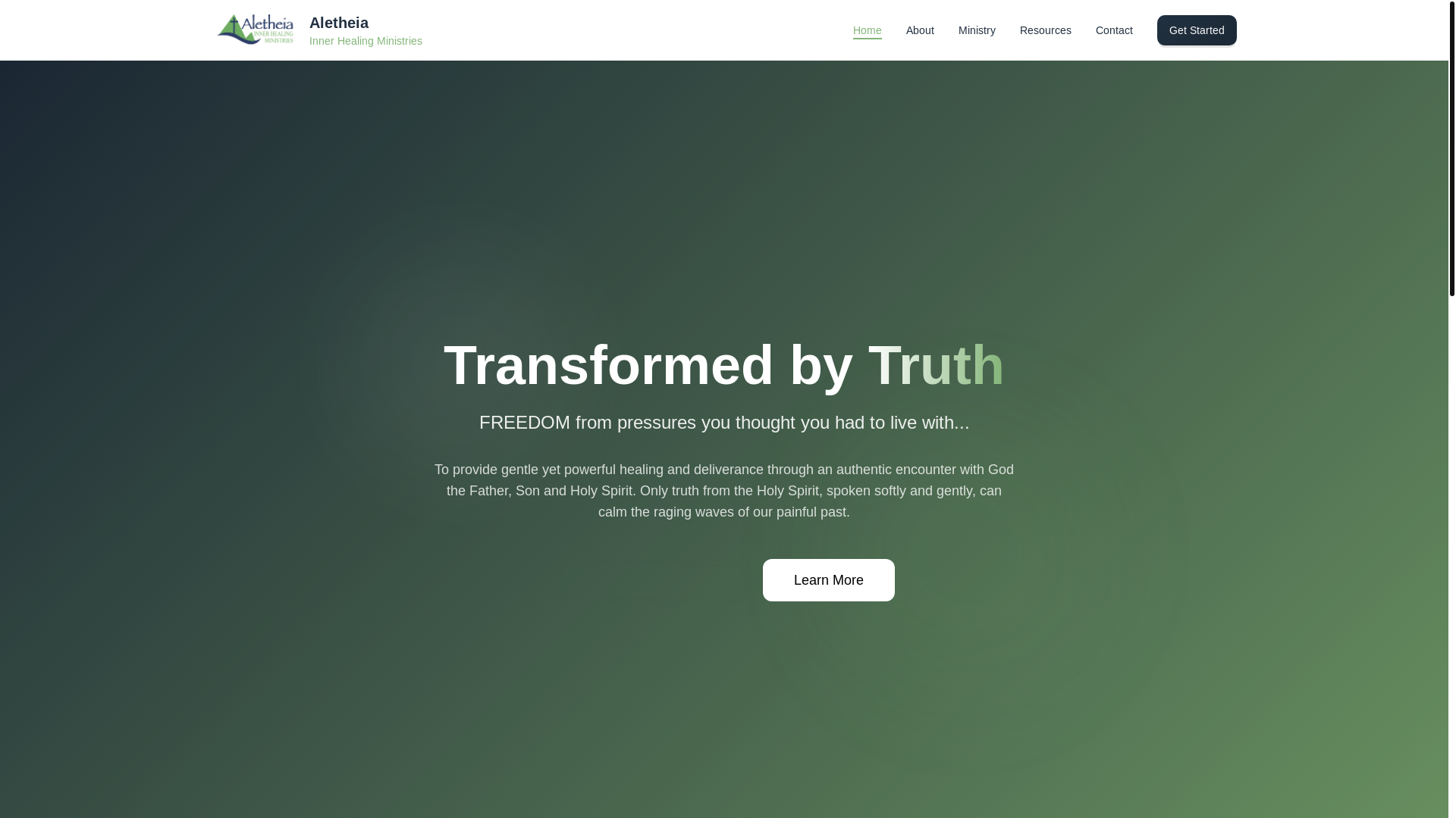 website screenshot of https://aletheia-6dn.pages.dev/