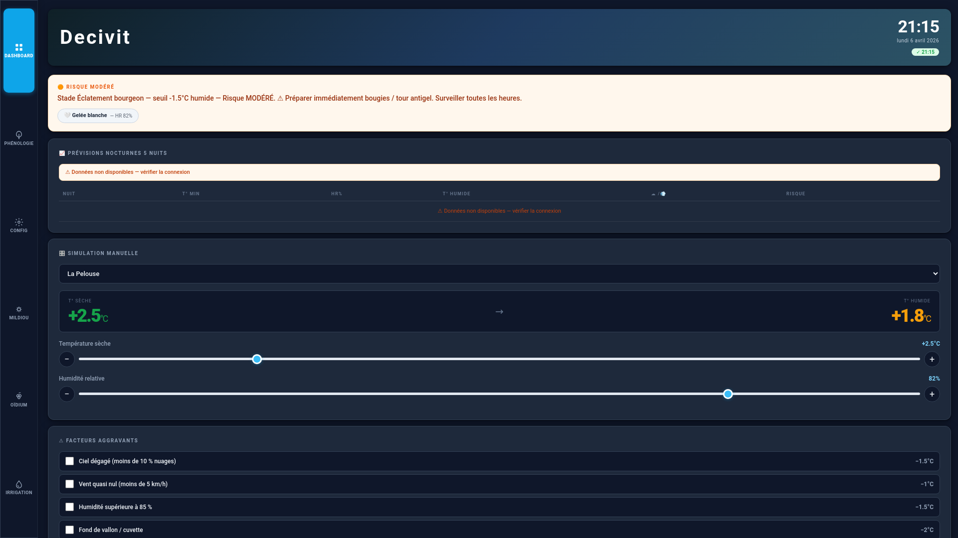website screenshot of https://viticlimat.pages.dev/