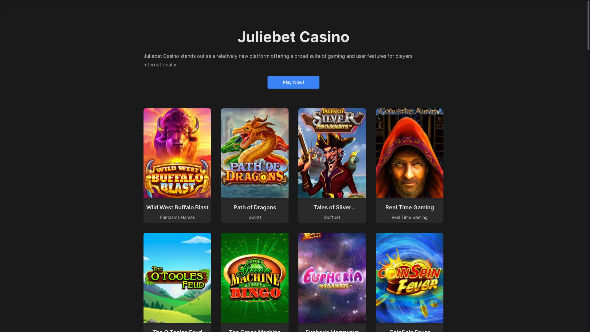 website screenshot of https://juliebet1-com.pages.dev/
