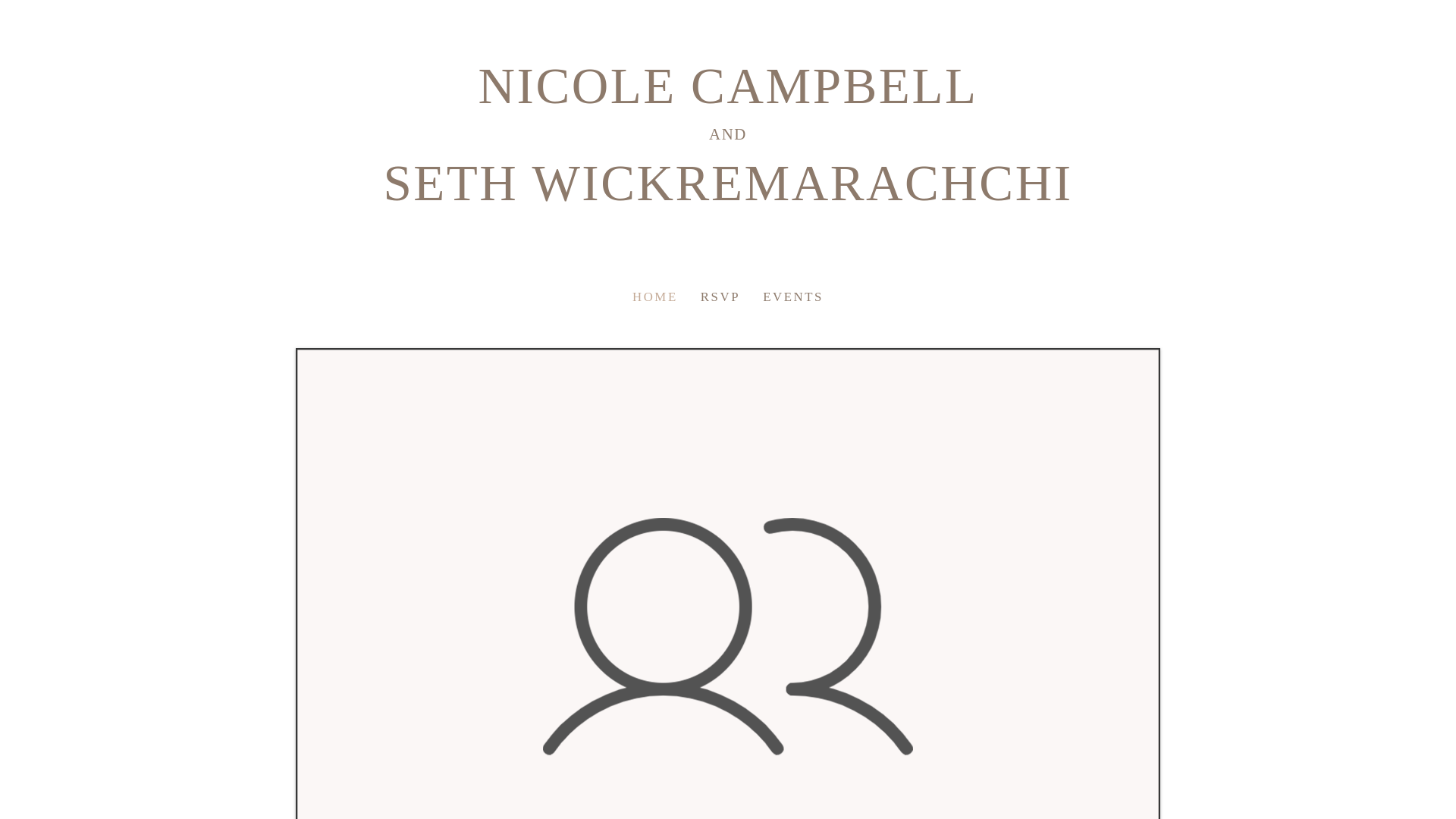 website screenshot of https://sethandnicole.com/