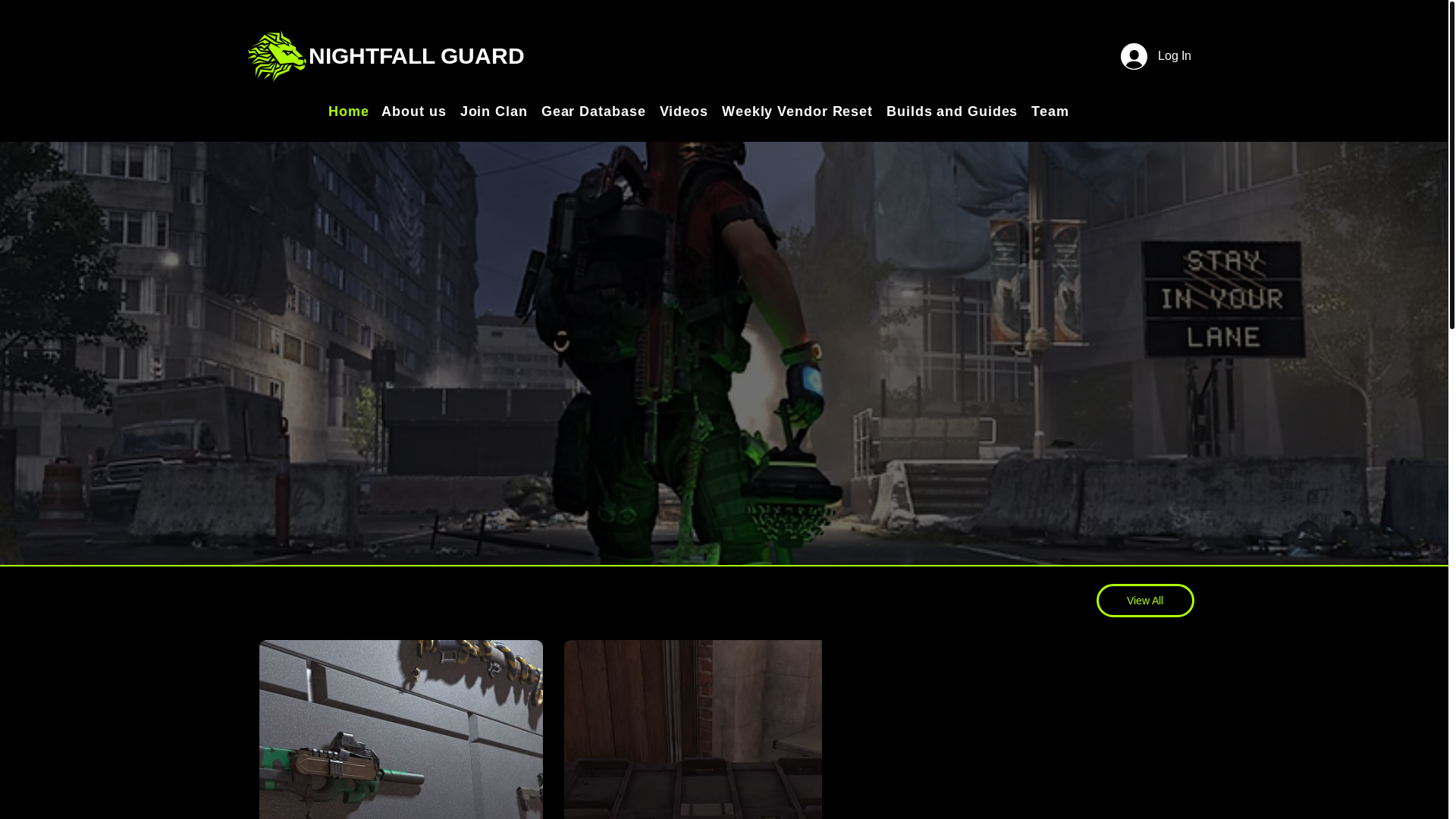 website screenshot of https://www.nightfallguard.com/