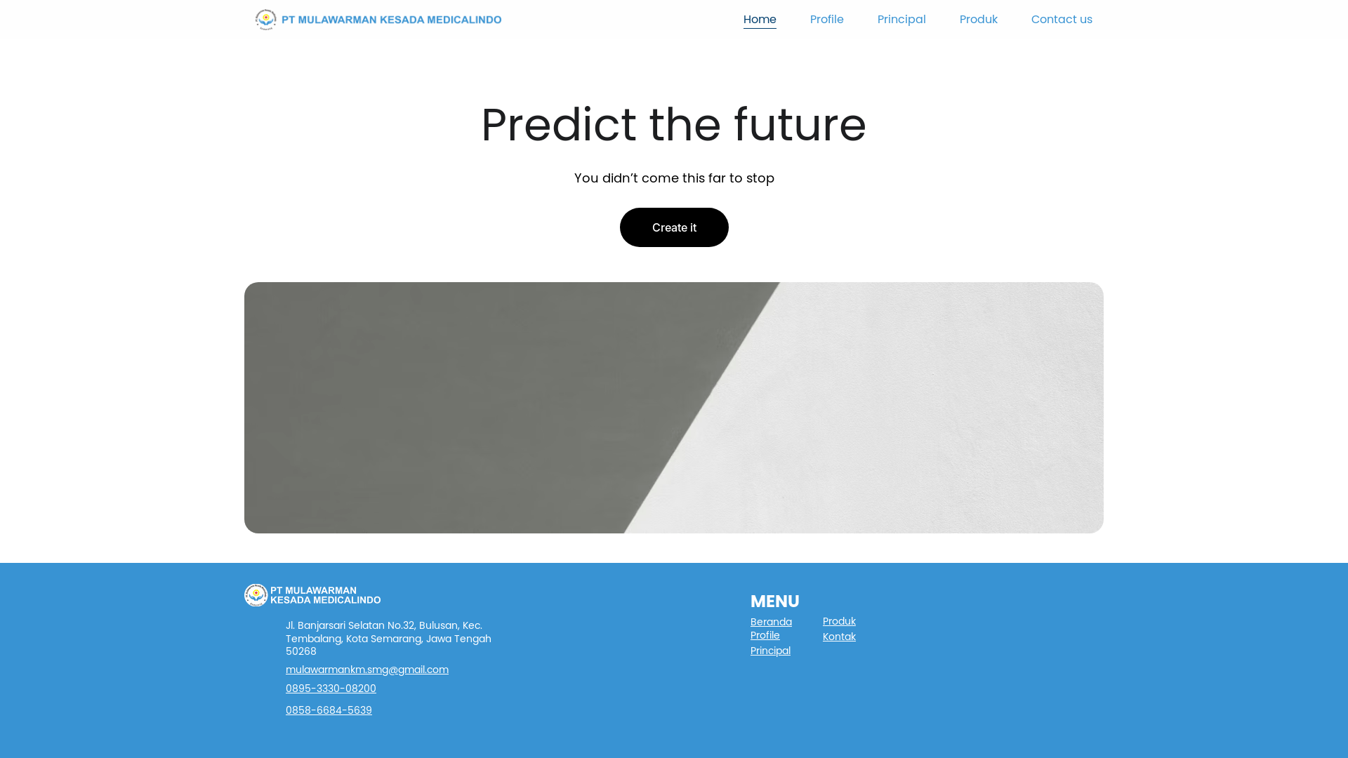 website screenshot of https://mulawarmankm.com/