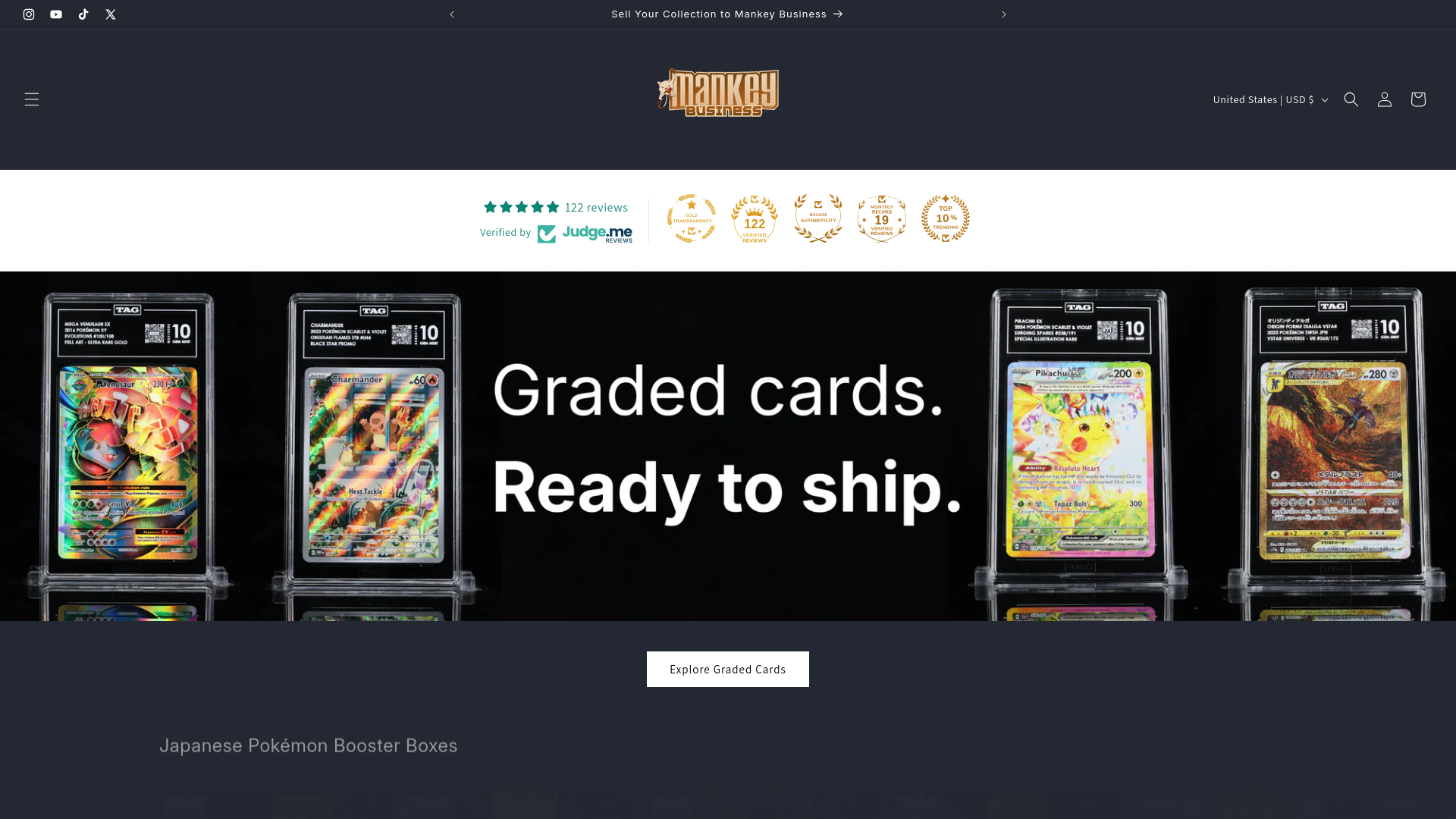website screenshot of https://norsegoatscollectibles.com/