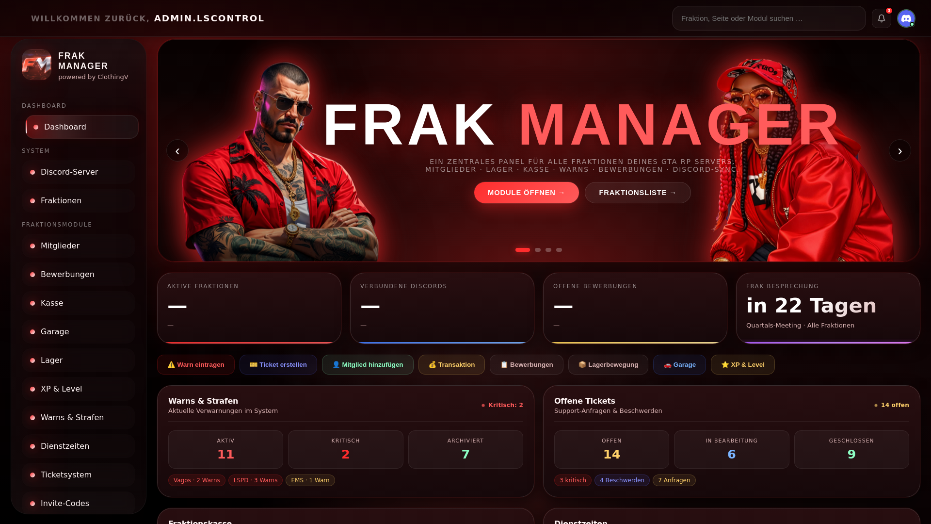 website screenshot of https://fraktion-manager.de/