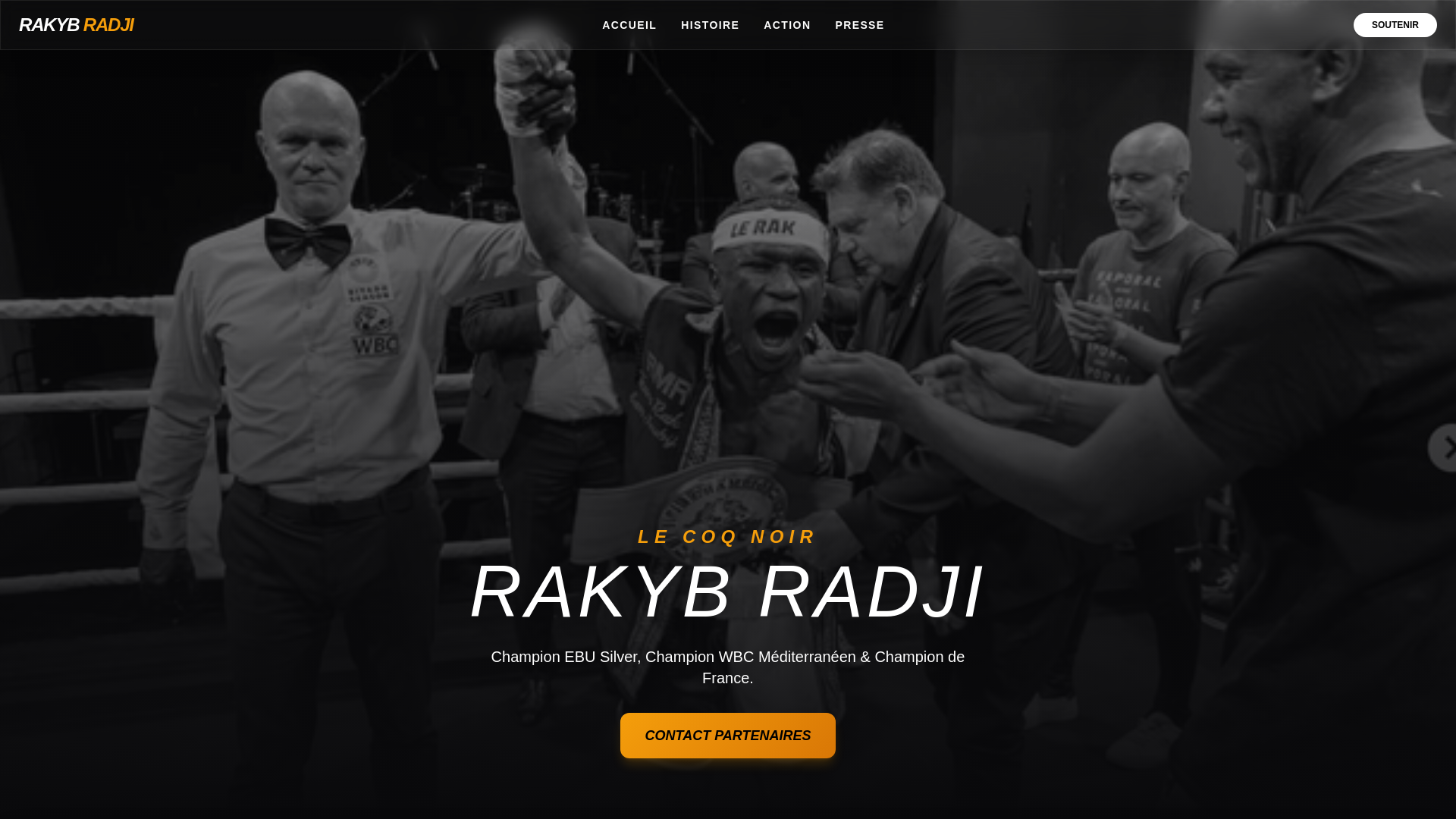 website screenshot of https://rakyb-radji.pages.dev/