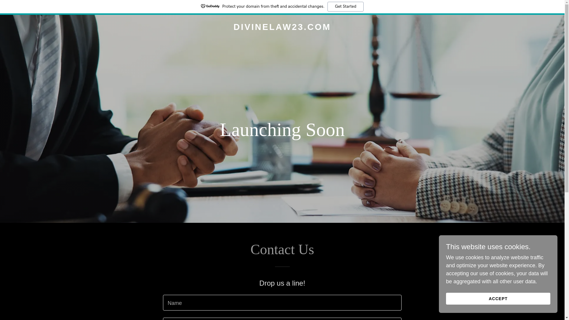 website screenshot of https://divinelaw23.com/