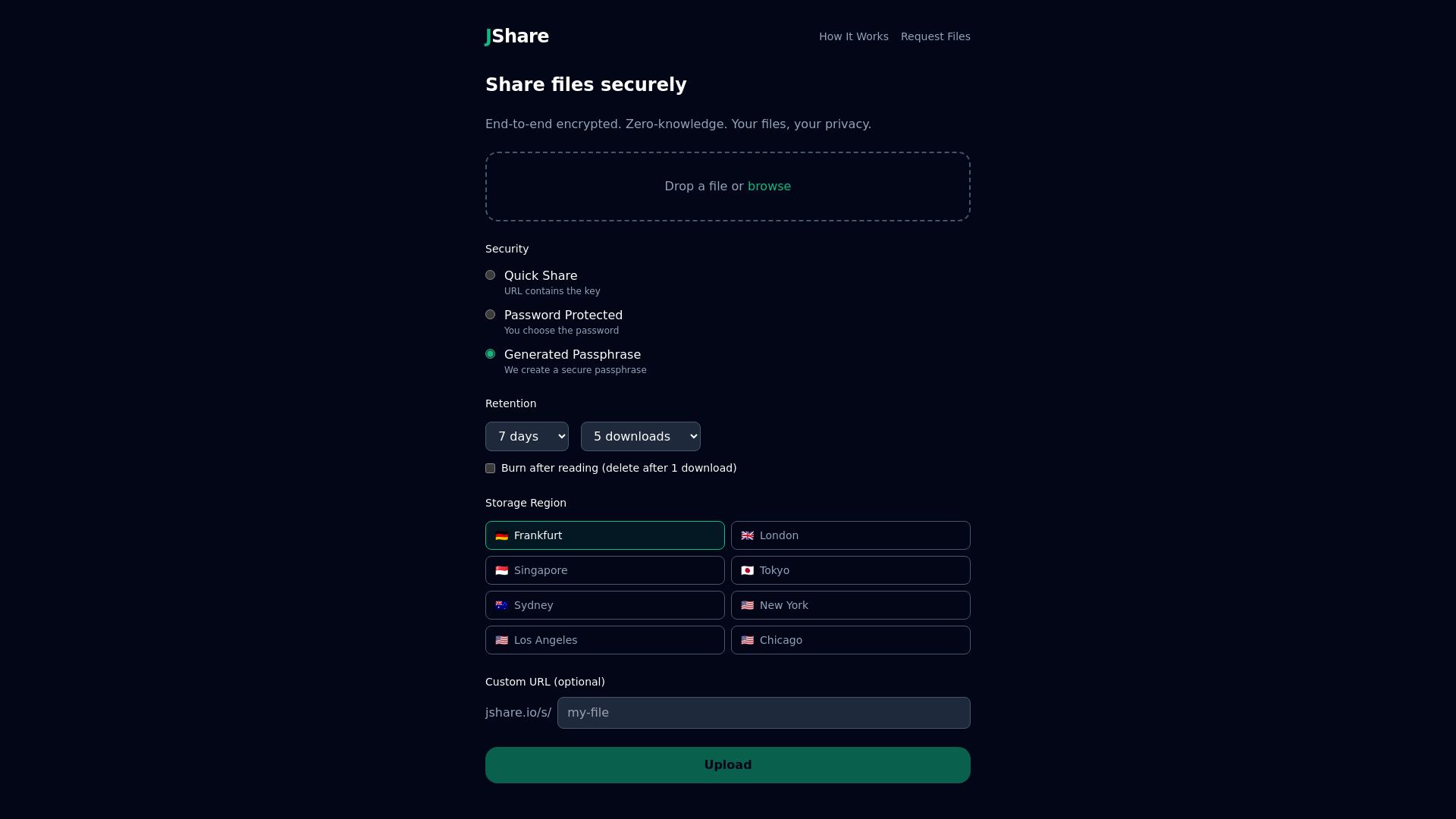 website screenshot of https://jshare.pages.dev/
