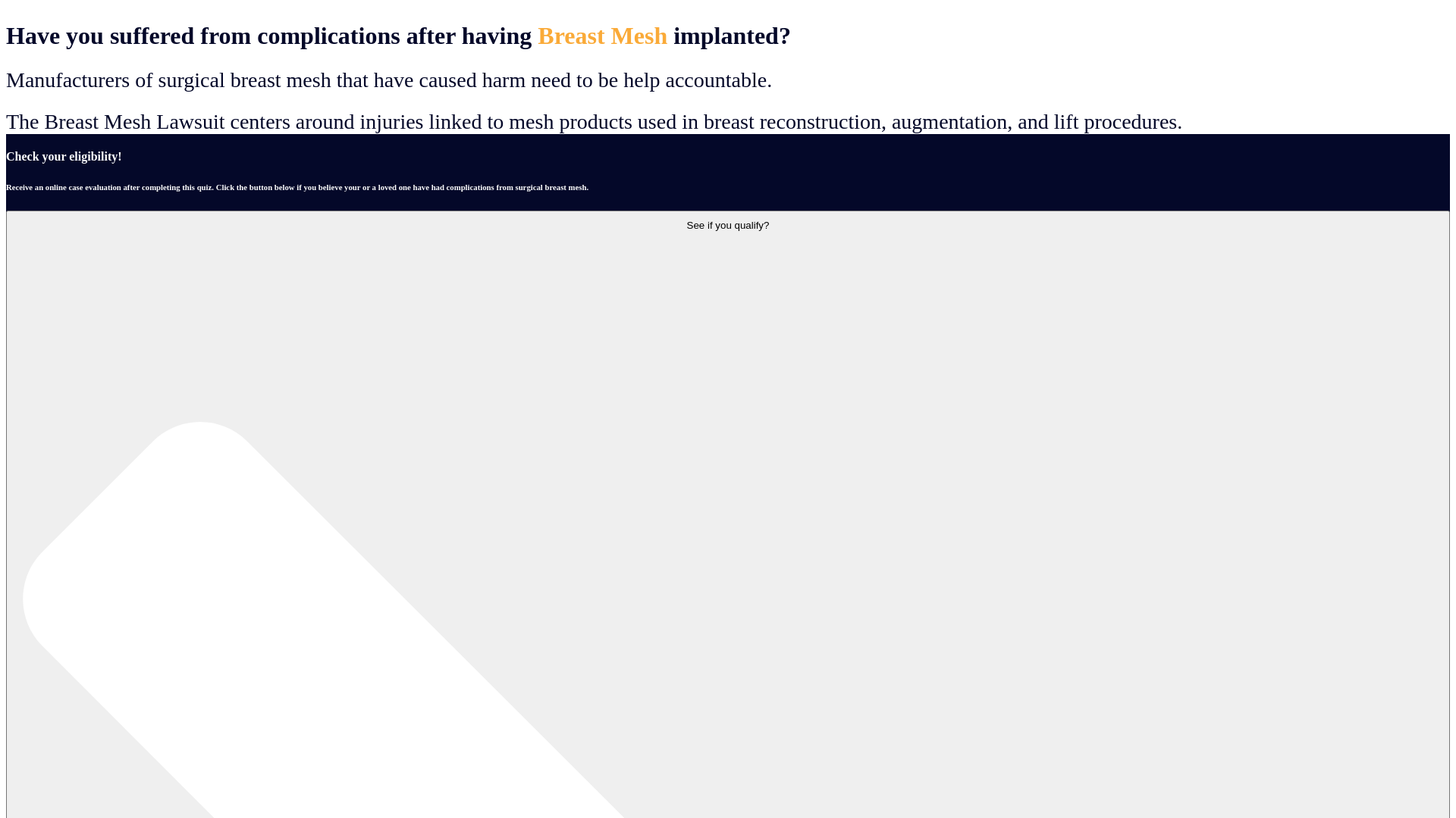 website screenshot of https://meshcomplicationattorneys.com