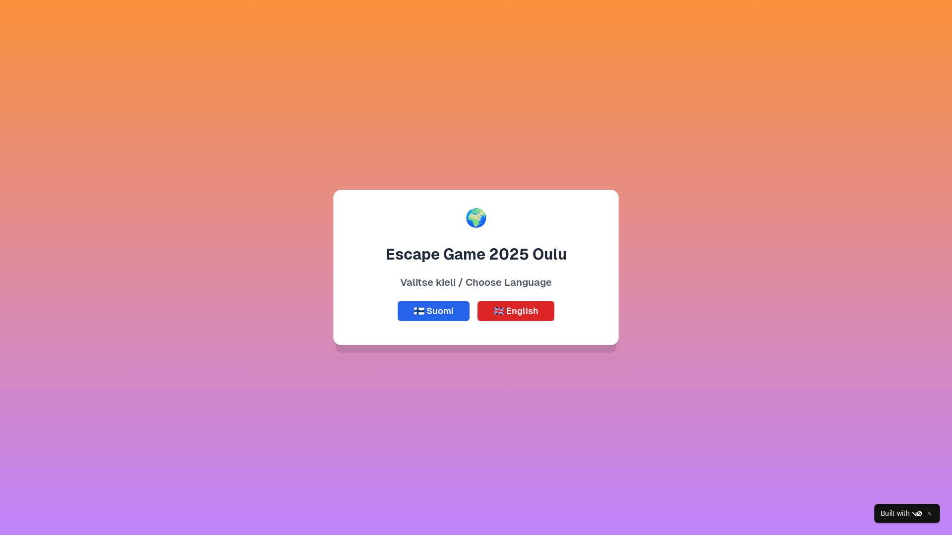 website screenshot of https://ulkoilmapakopeli.com/
