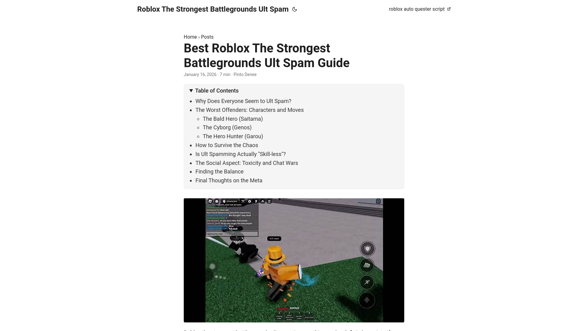 website screenshot of https://robloxthestrongestbattlegroundsultspam.pages.dev/