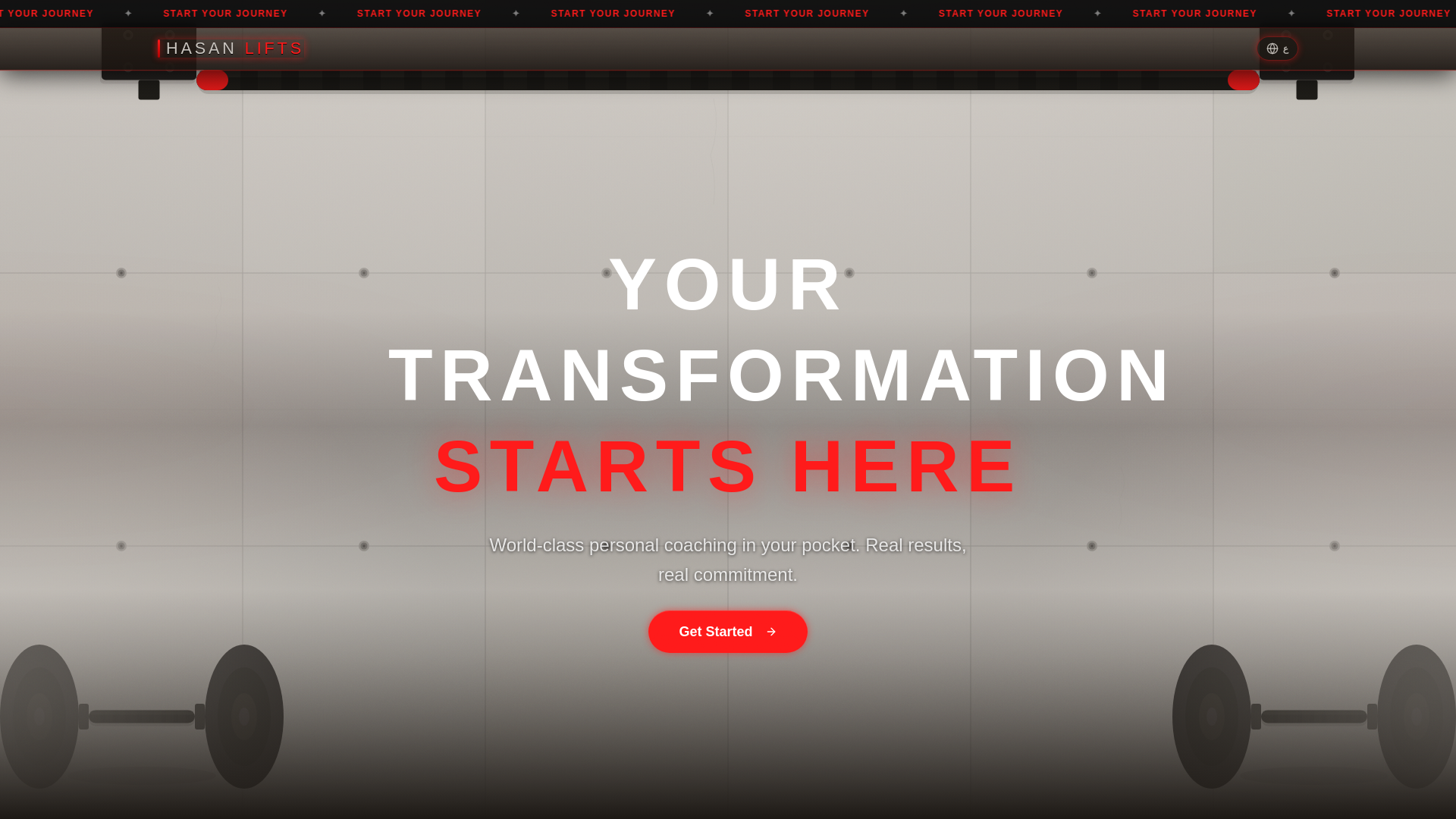 website screenshot of https://hasanlifts.com
