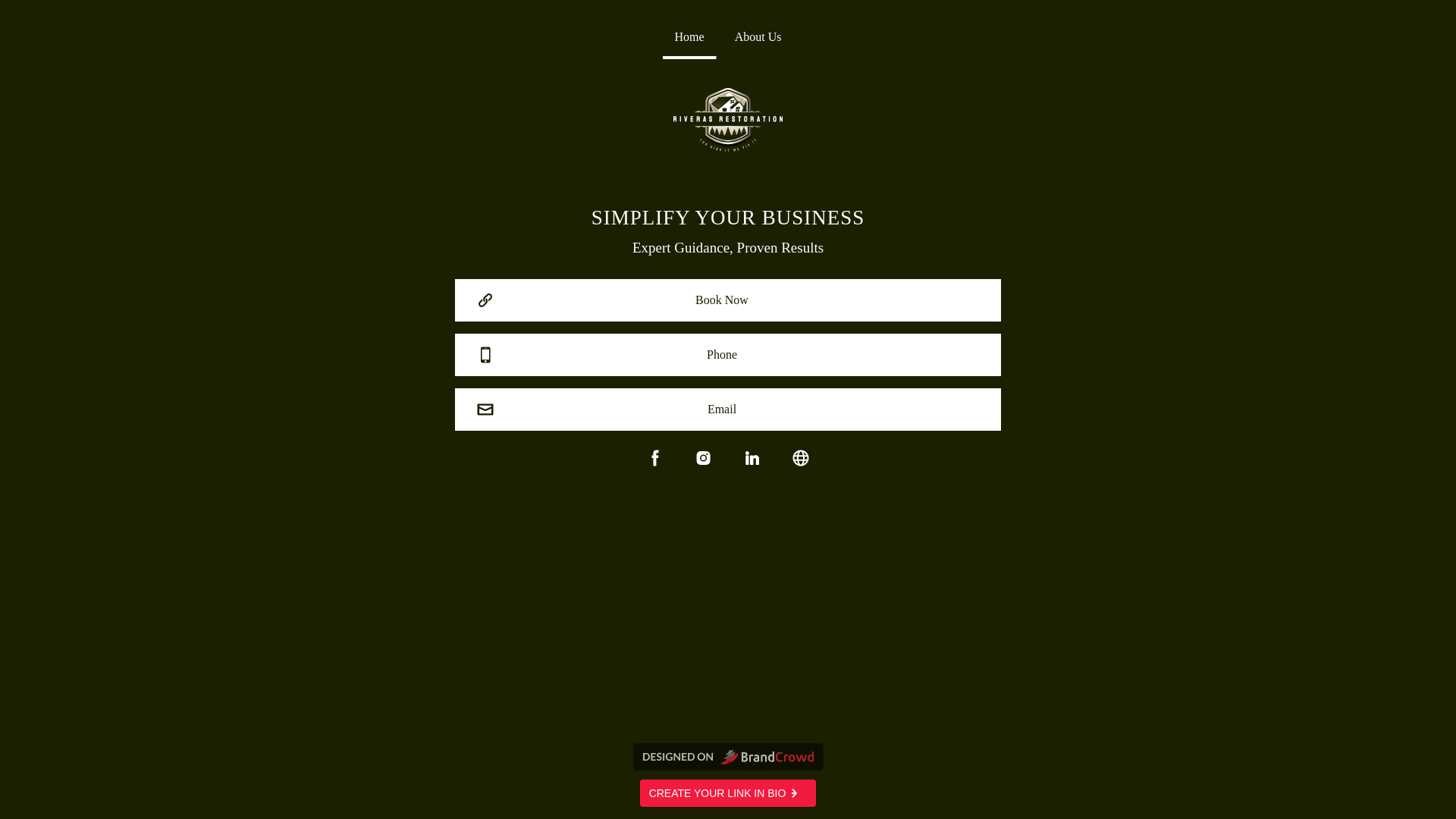 website screenshot of https://riverasrestoration.com/