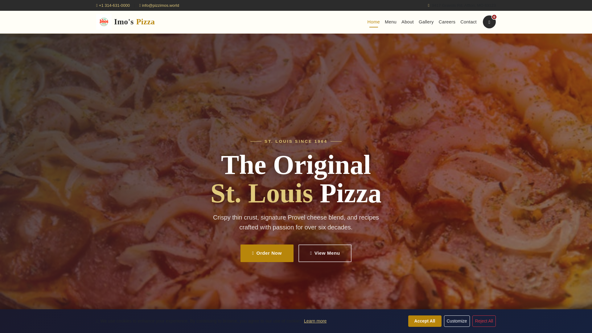 website screenshot of https://pizzimos.world/