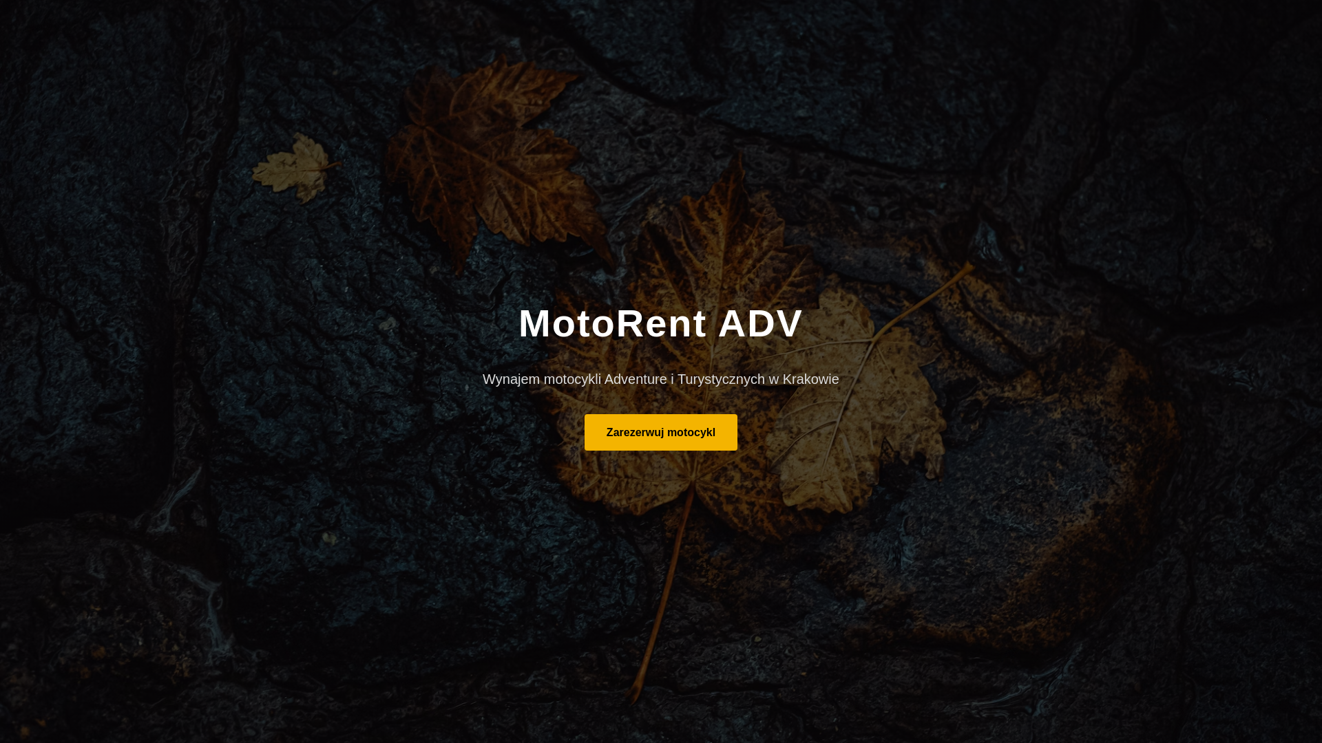 website screenshot of https://motorentadv.pl/