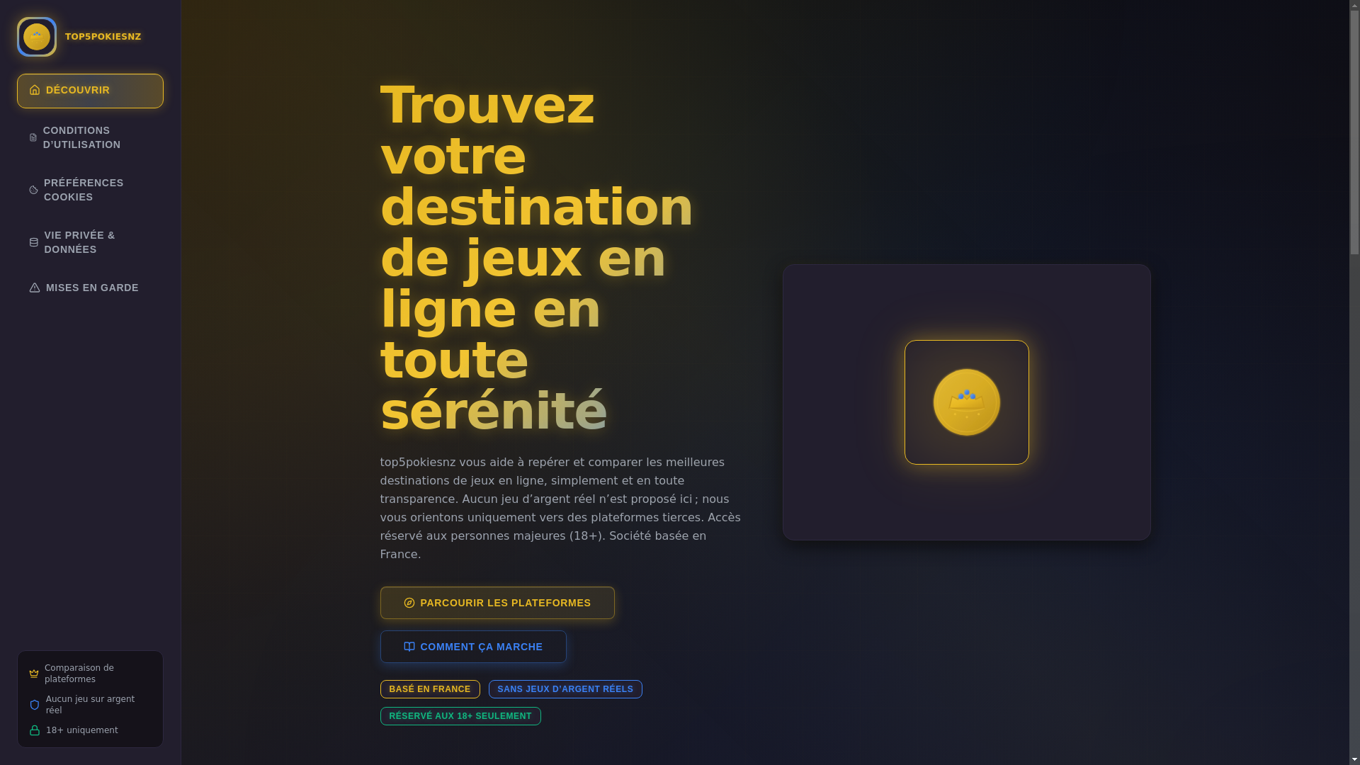 website screenshot of https://top5pokiesnz.pages.dev/