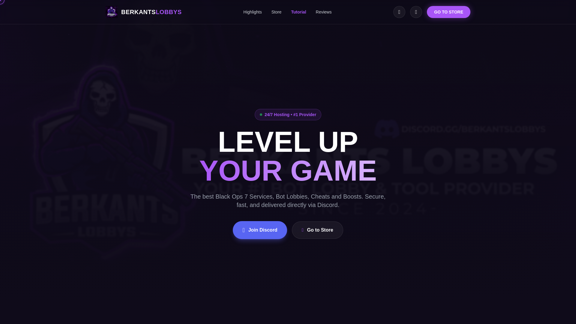 website screenshot of https://berkantslobbys.com/