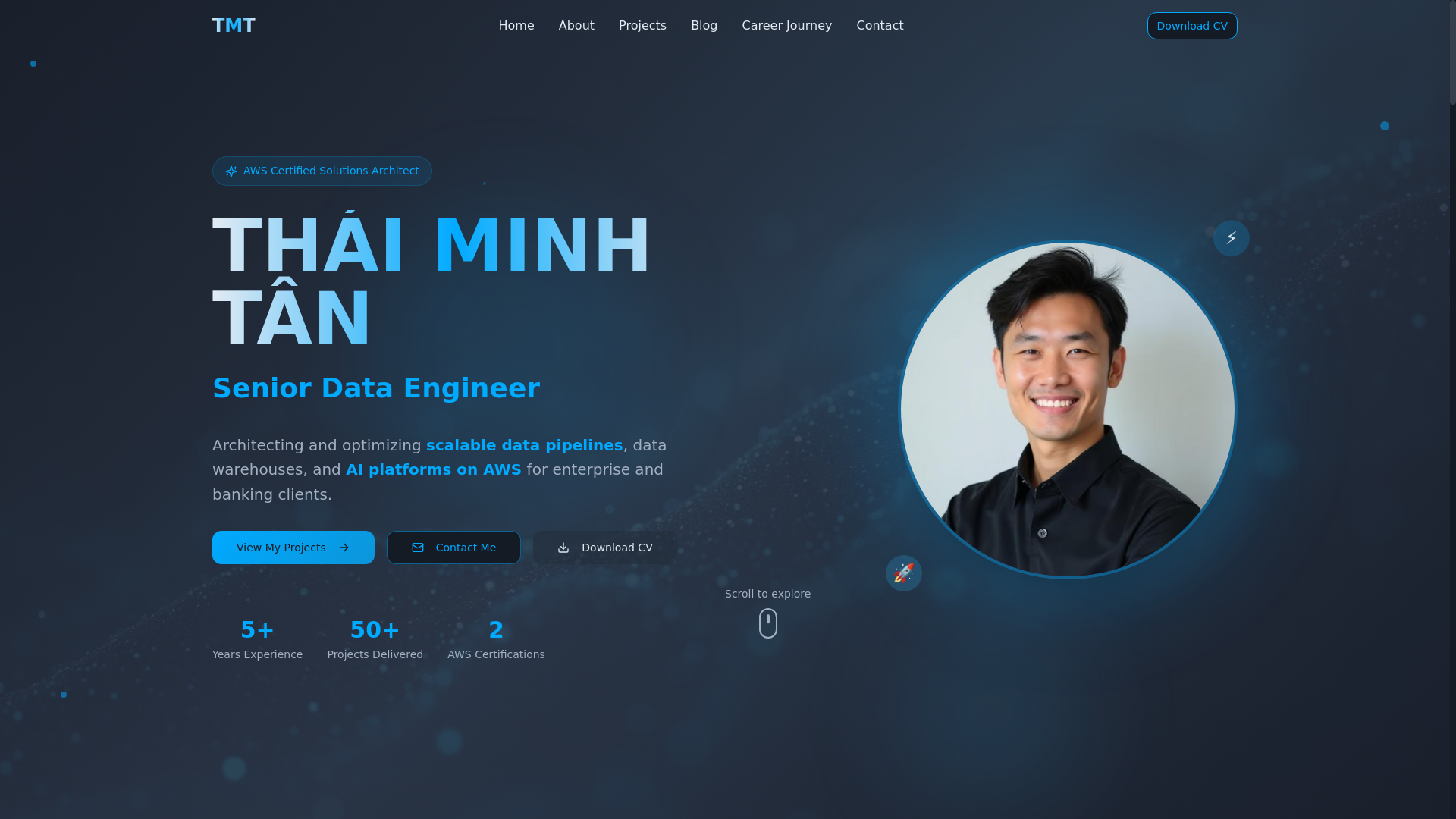 website screenshot of https://tantm-github-io.pages.dev/