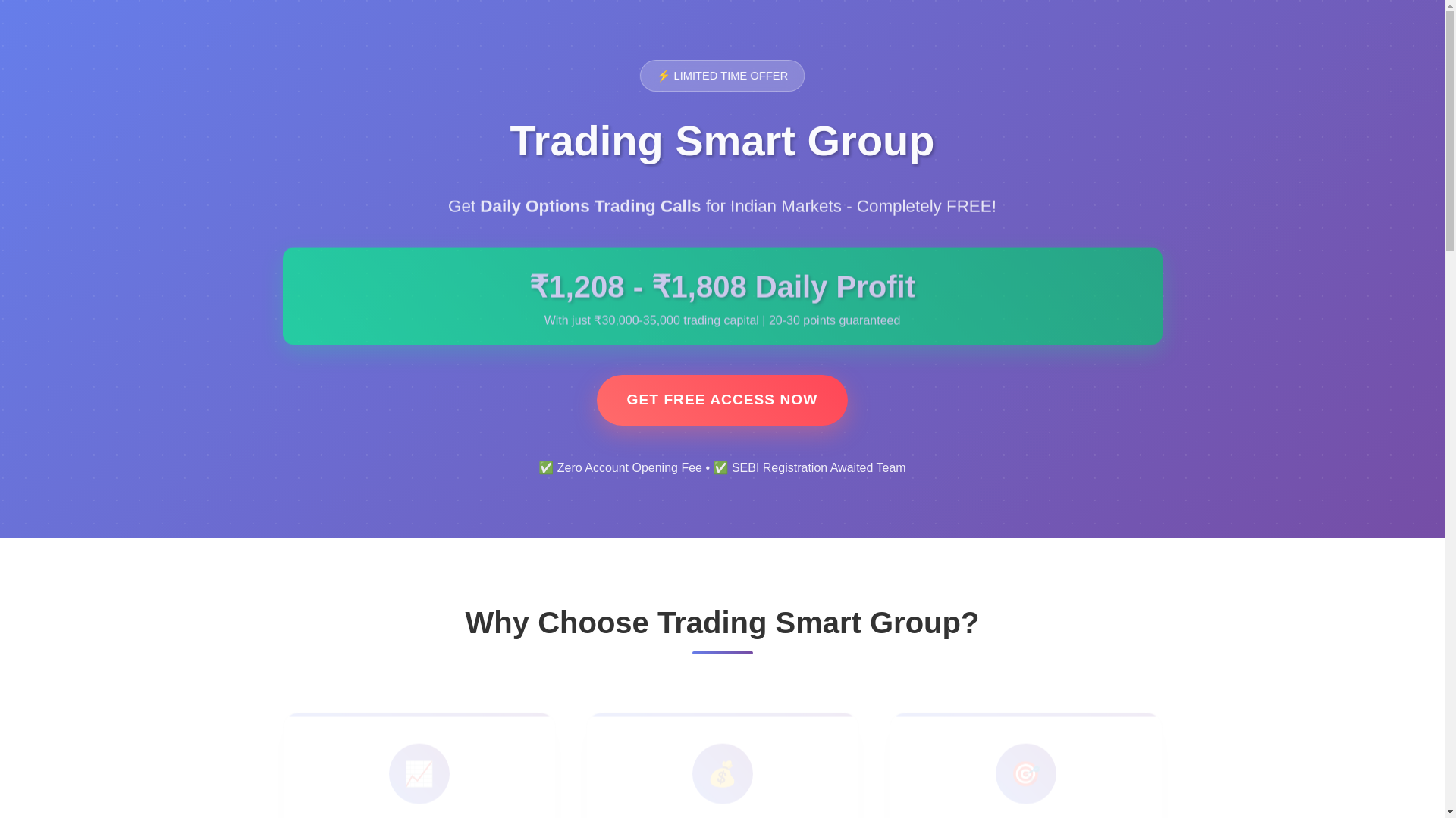 website screenshot of https://tradingsmartgroup.pages.dev/
