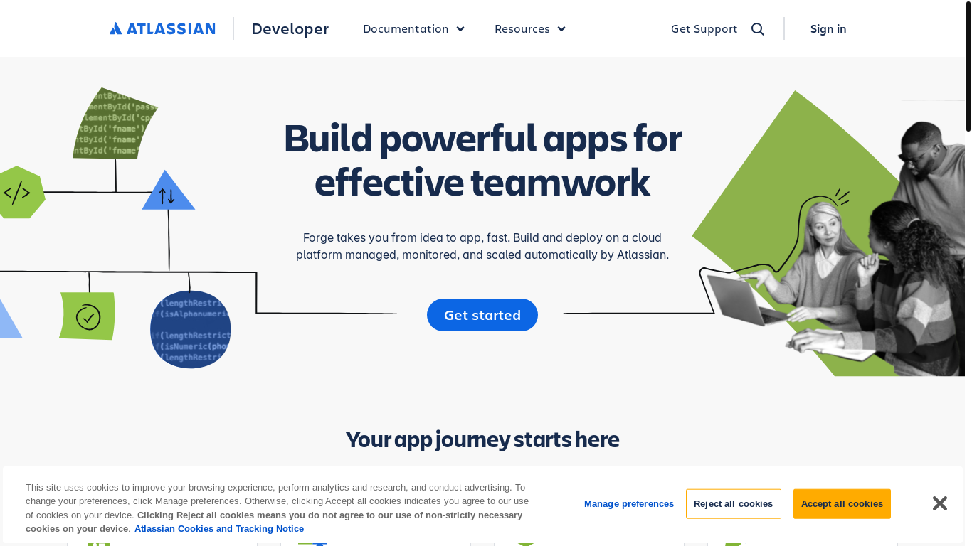website screenshot of https://atl-paas.net/