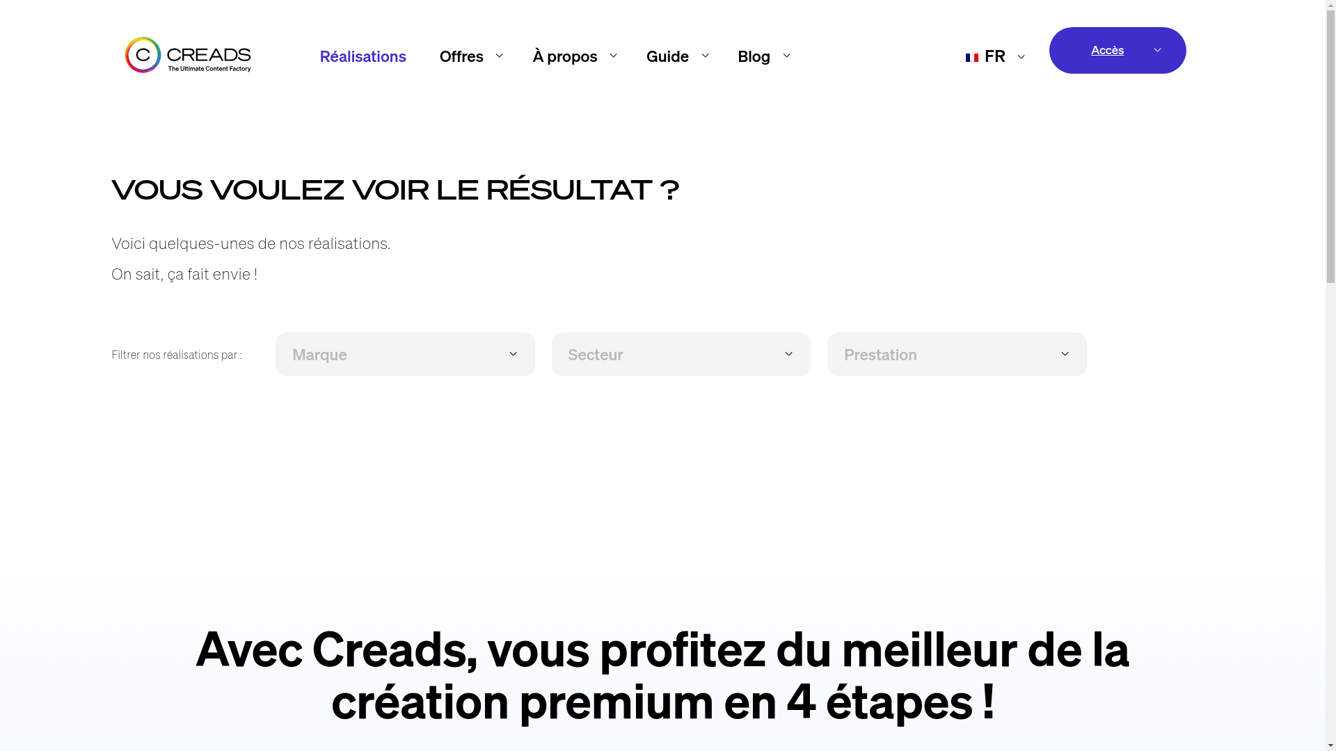 website screenshot of https://signupcreads.com/