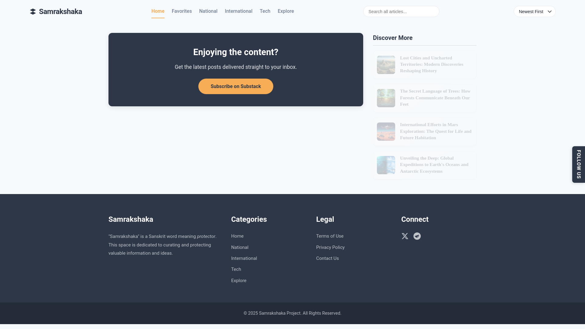 website screenshot of https://samrakshaka.pages.dev/