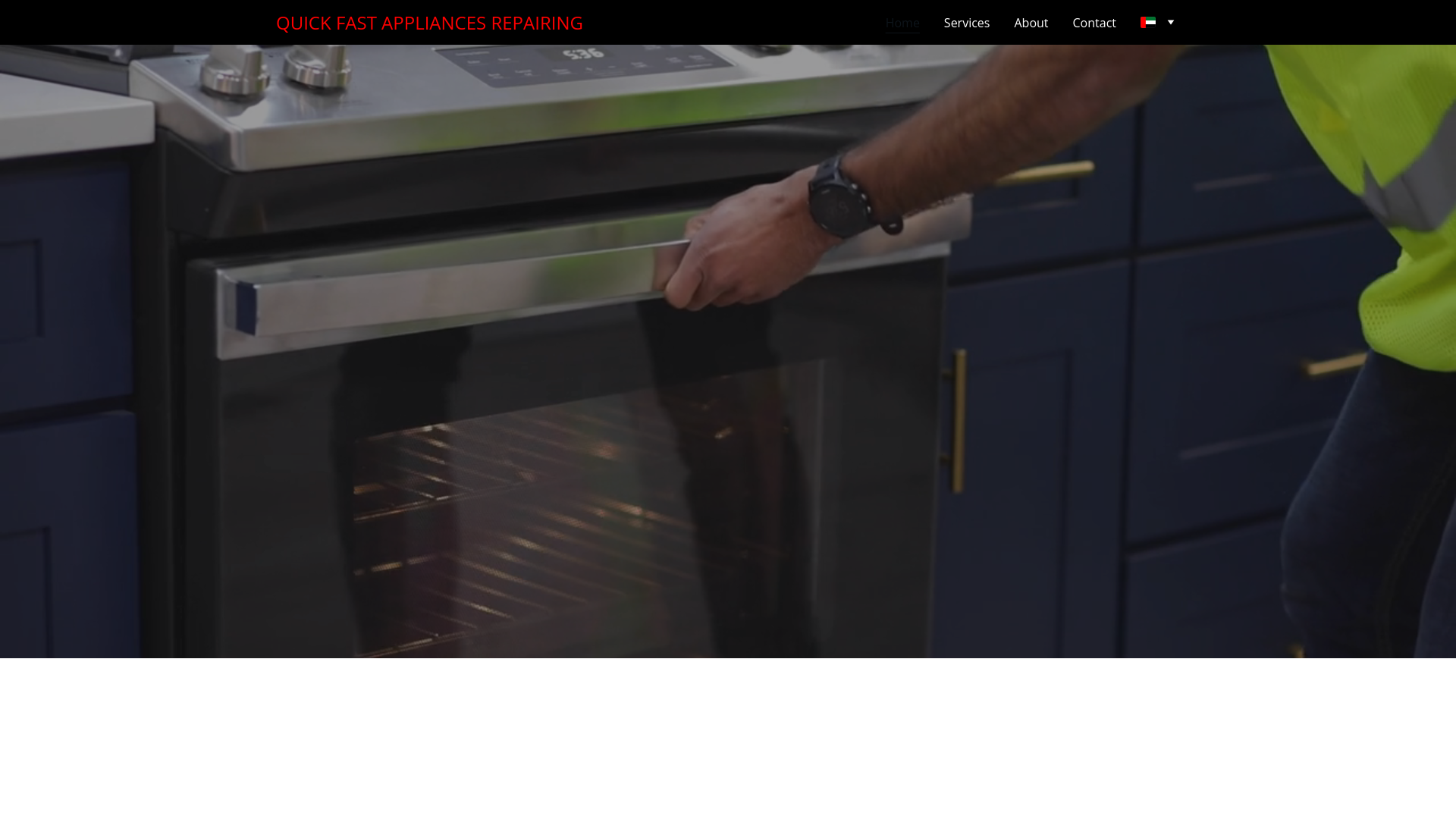 website screenshot of https://quickfastappliancesrepairing.cyou/