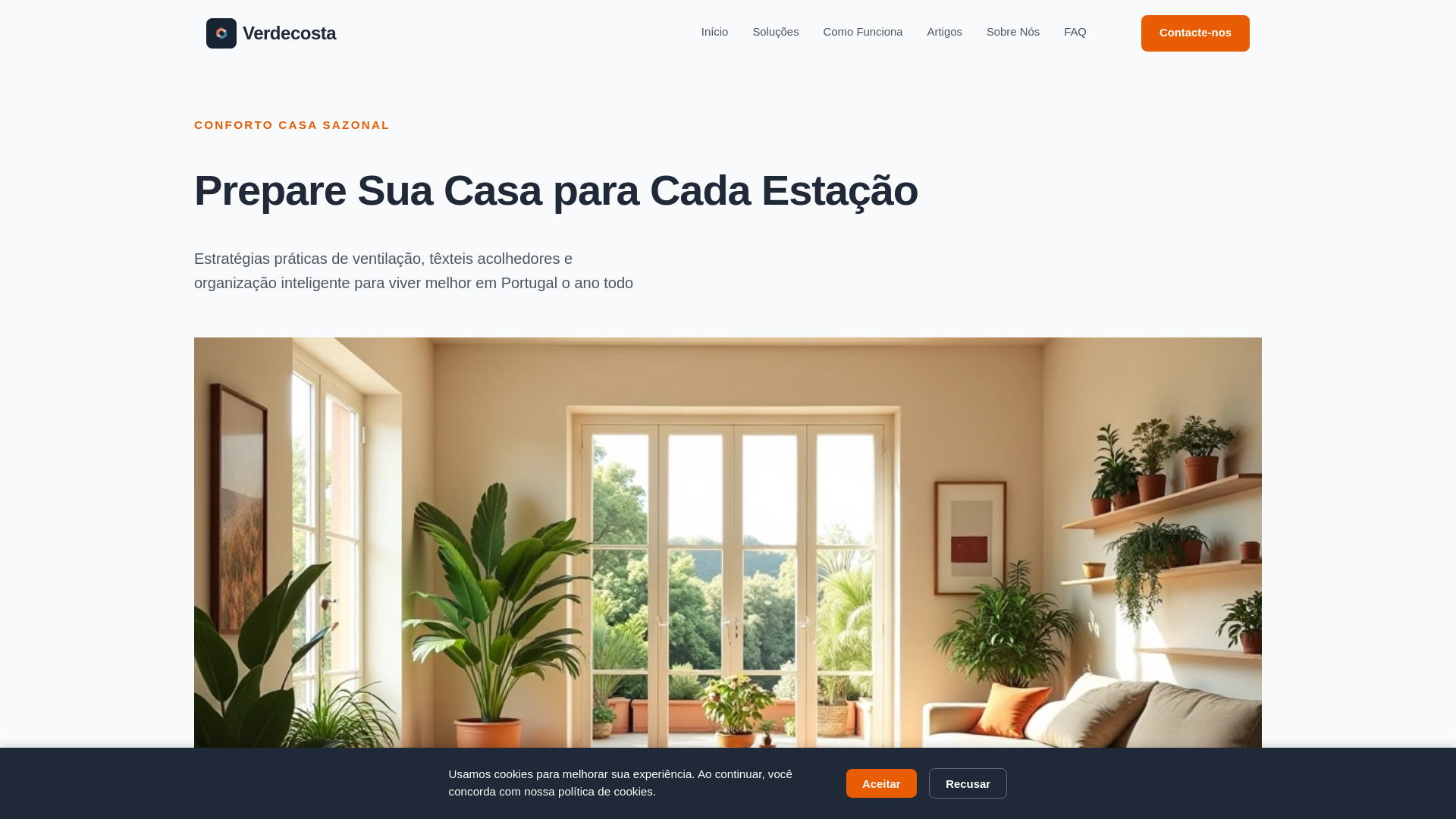 website screenshot of https://verdecosta.org