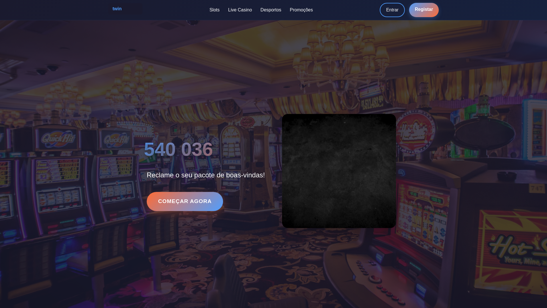 website screenshot of https://twin-casino.ink/