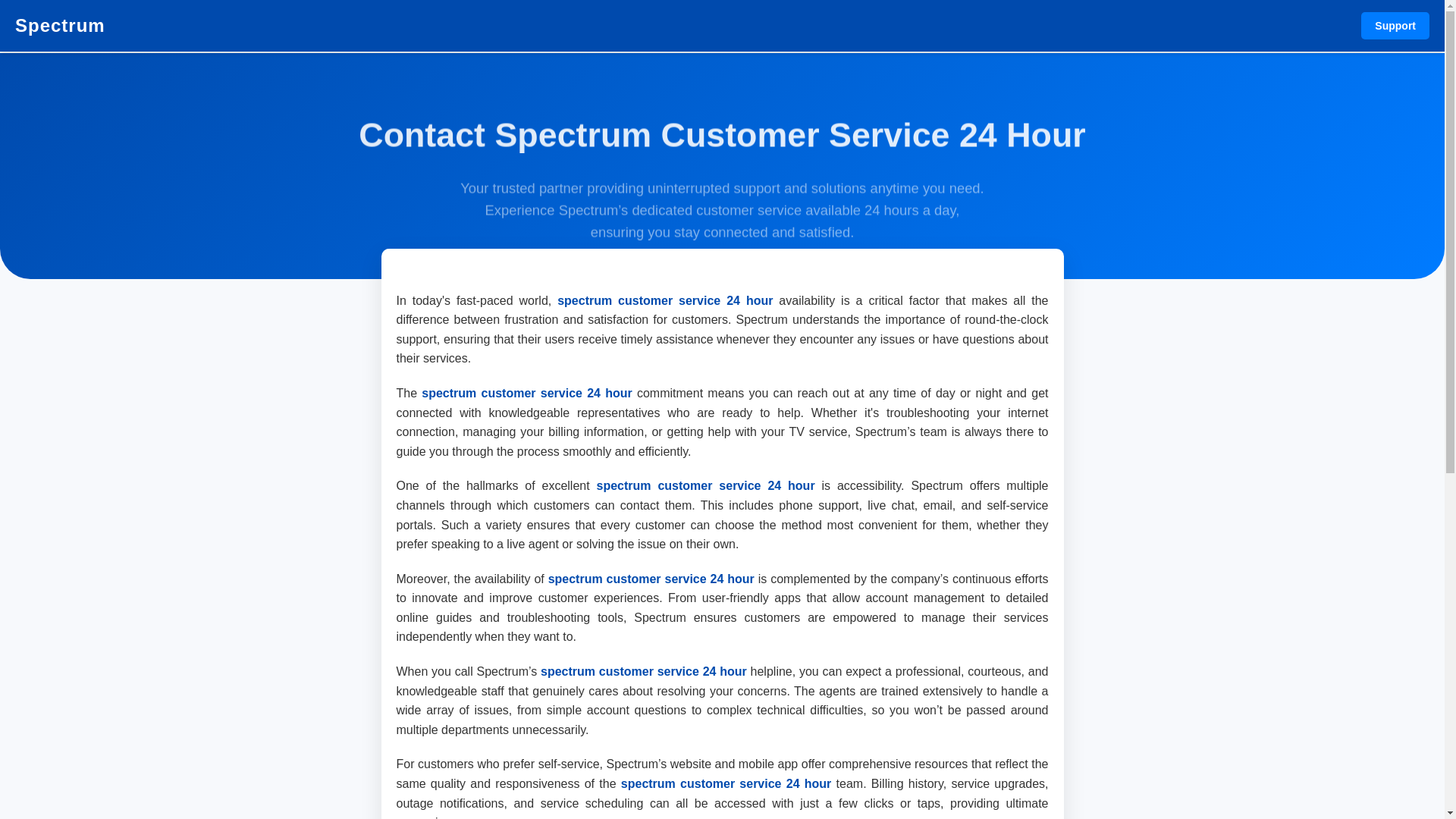 website screenshot of https://spectrum-guide.pages.dev/