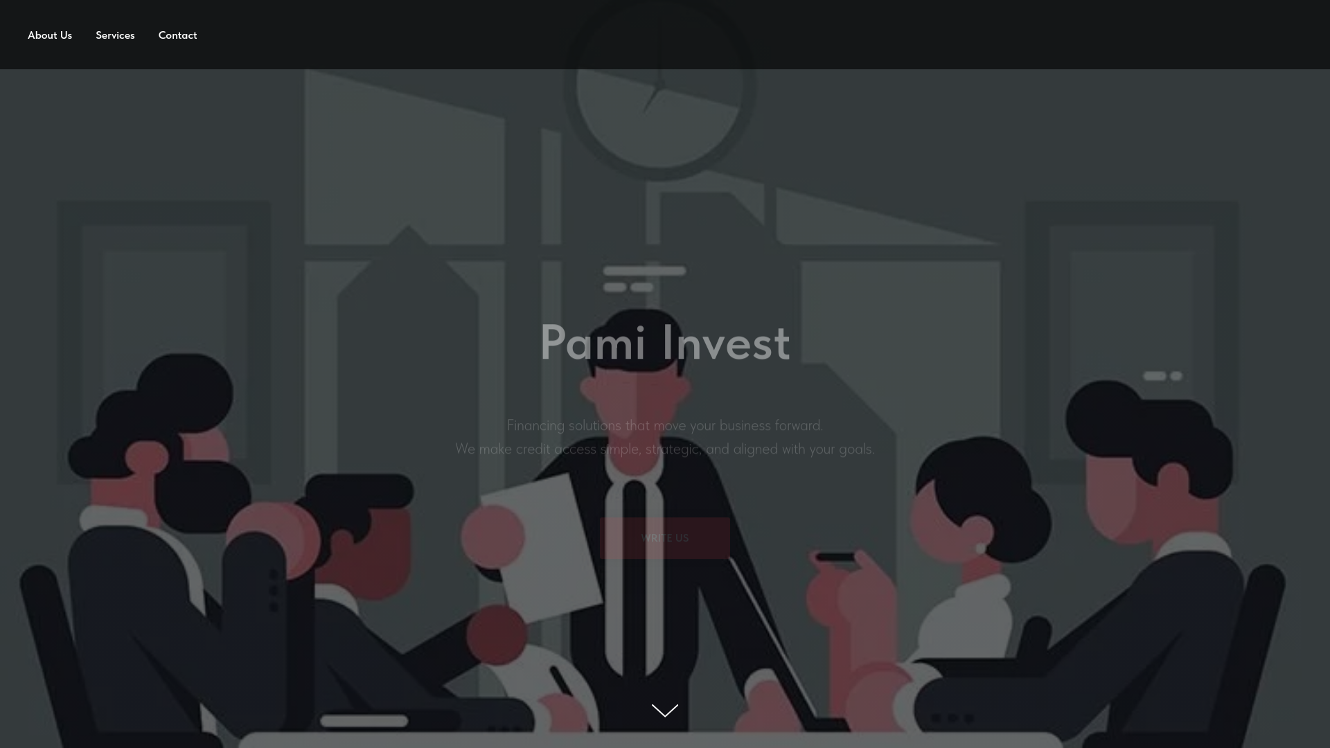 website screenshot of https://pamiinvest.com