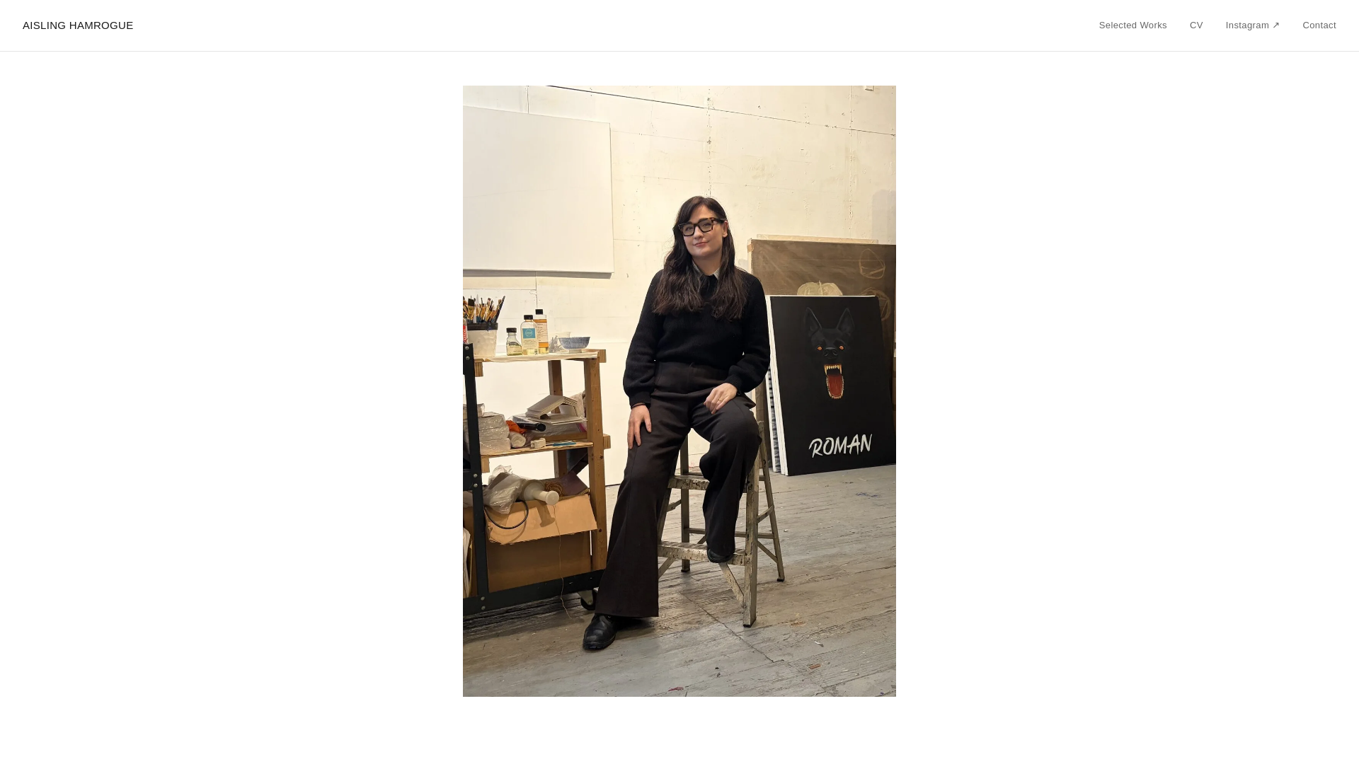 website screenshot of https://aisling-hamrogue.pages.dev/