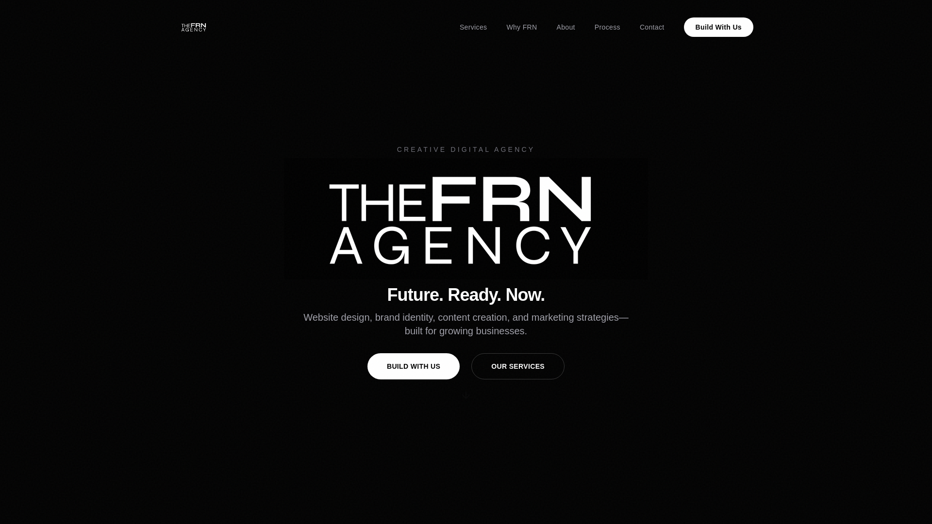 website screenshot of https://thefrnagency.com/