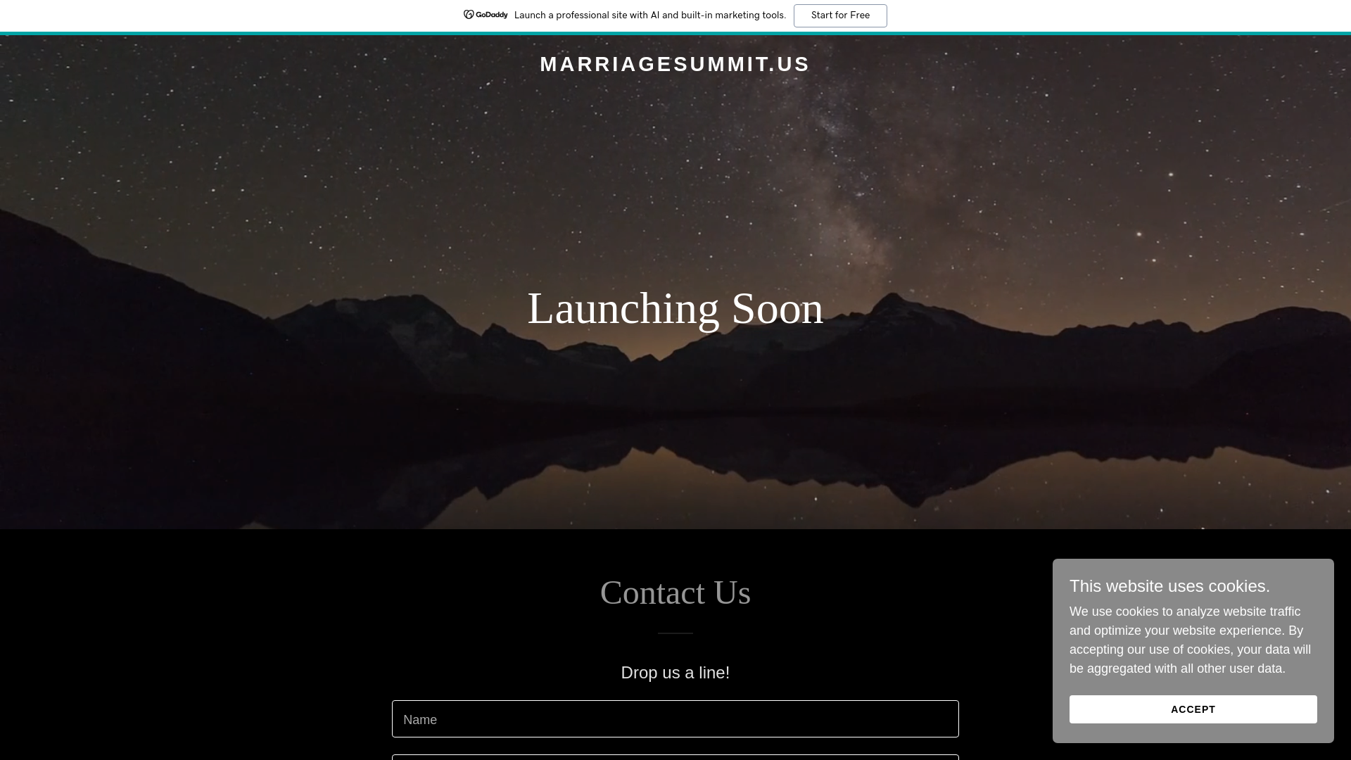 website screenshot of https://marriagesummit.us/