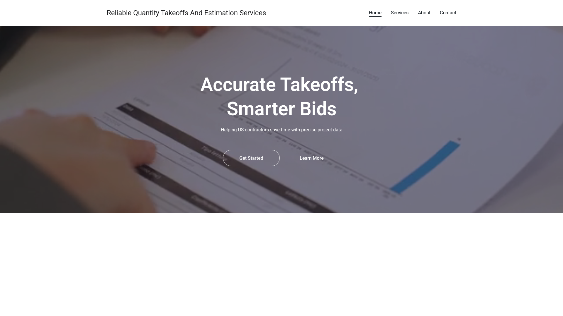 website screenshot of https://getestimatesdone.space