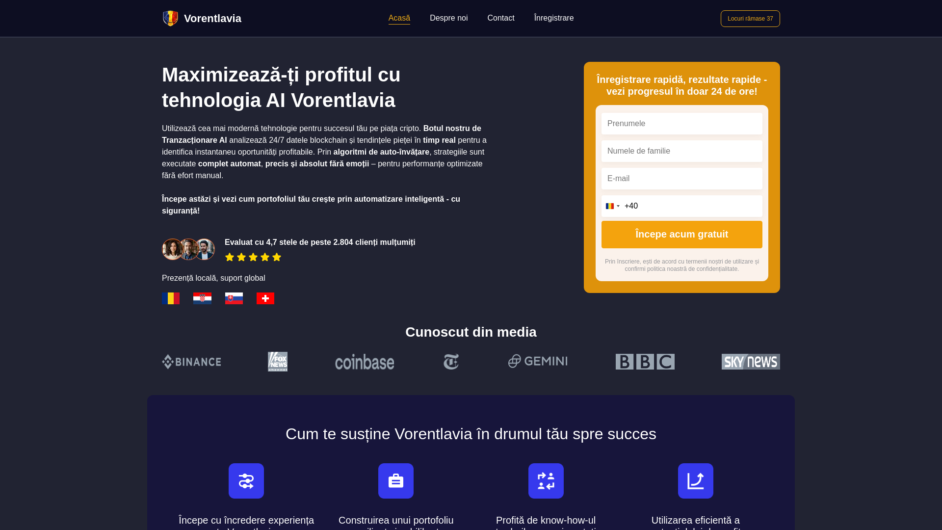 website screenshot of https://vorentlavia-ai.com