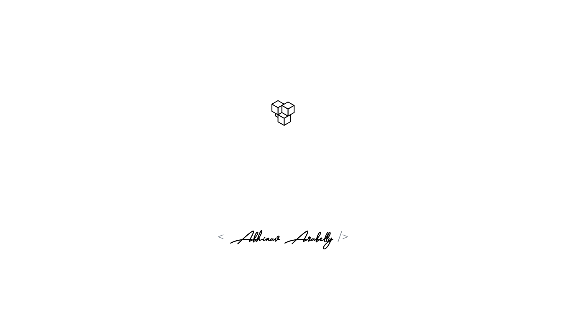 website screenshot of https://abhinavarabelly.me/