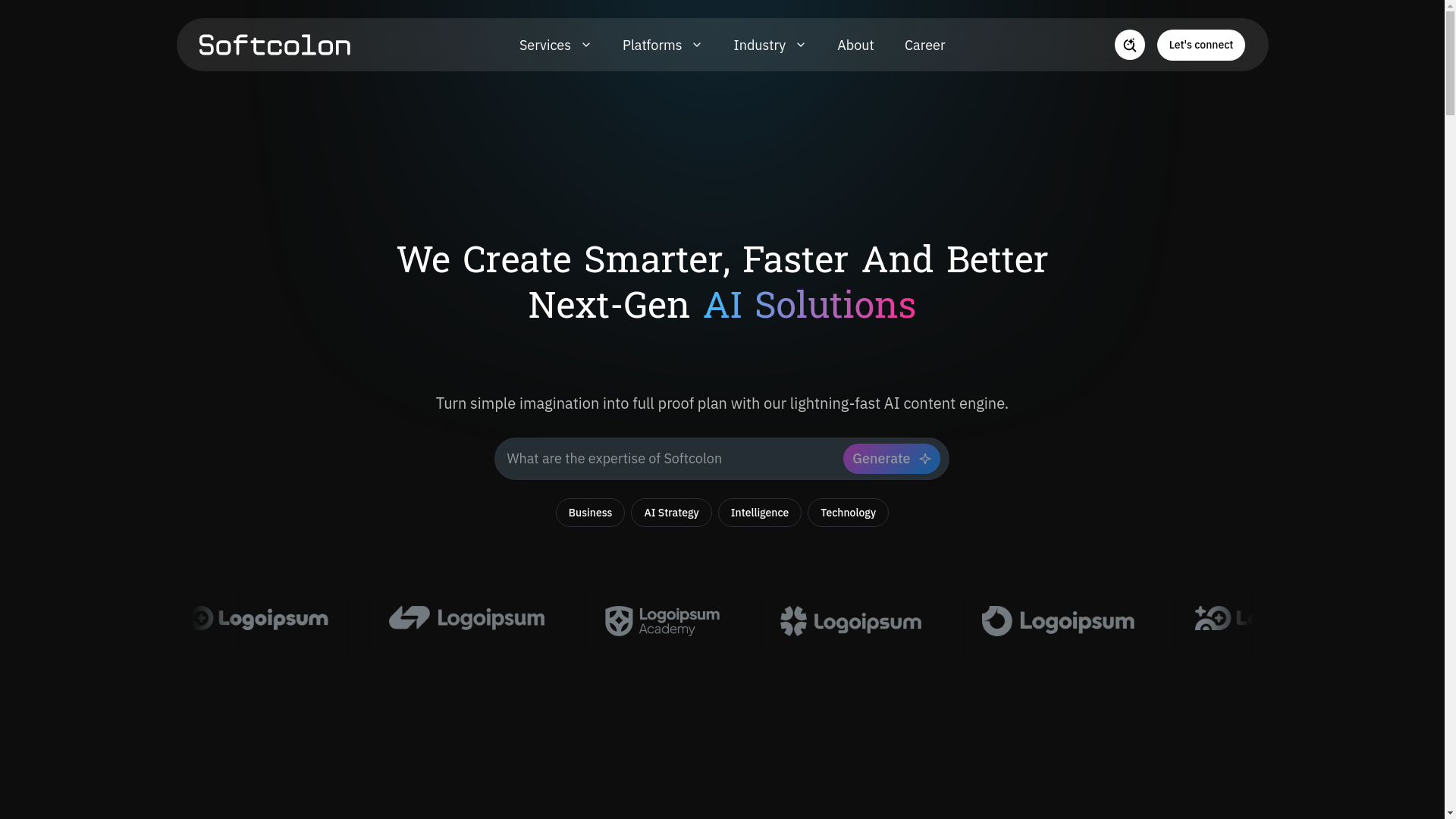 website screenshot of https://softcolontechnologies.com/