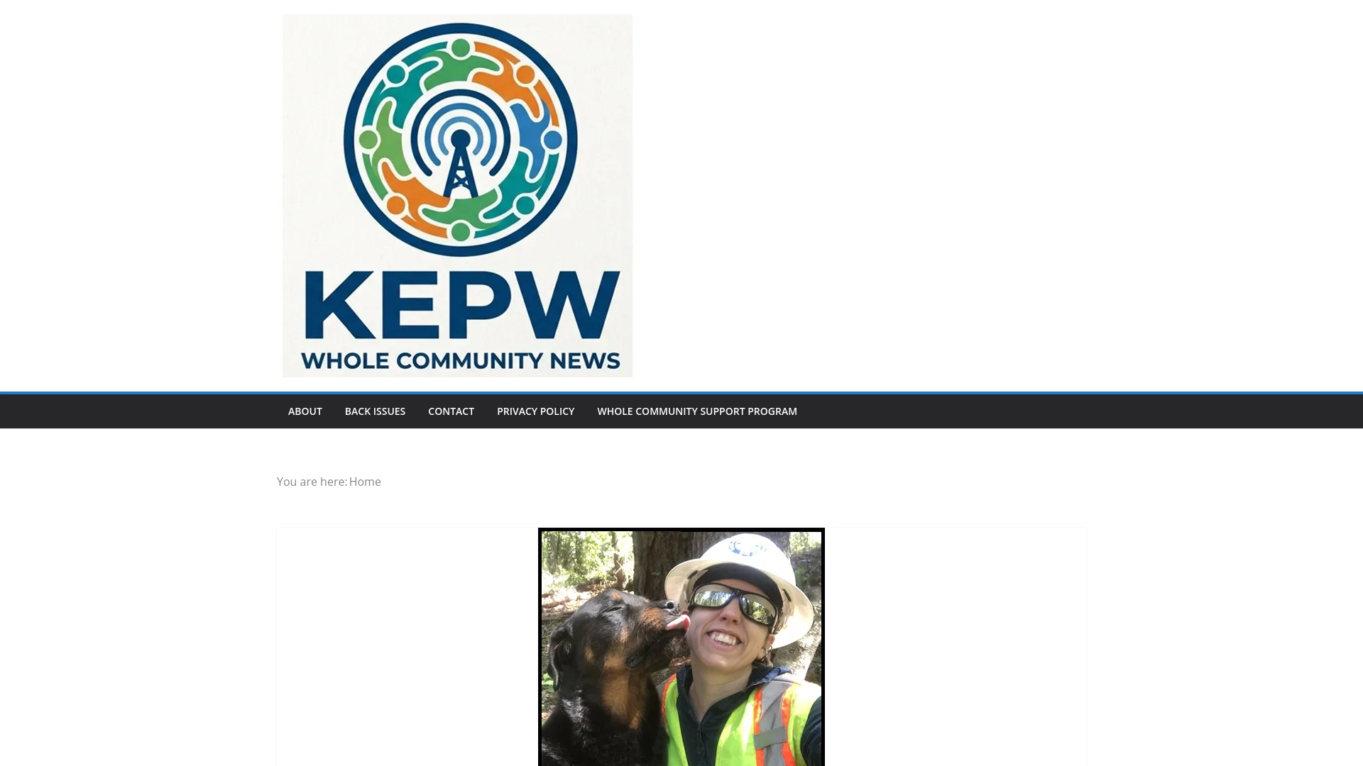 website screenshot of https://kepw-wholecommunity.news/