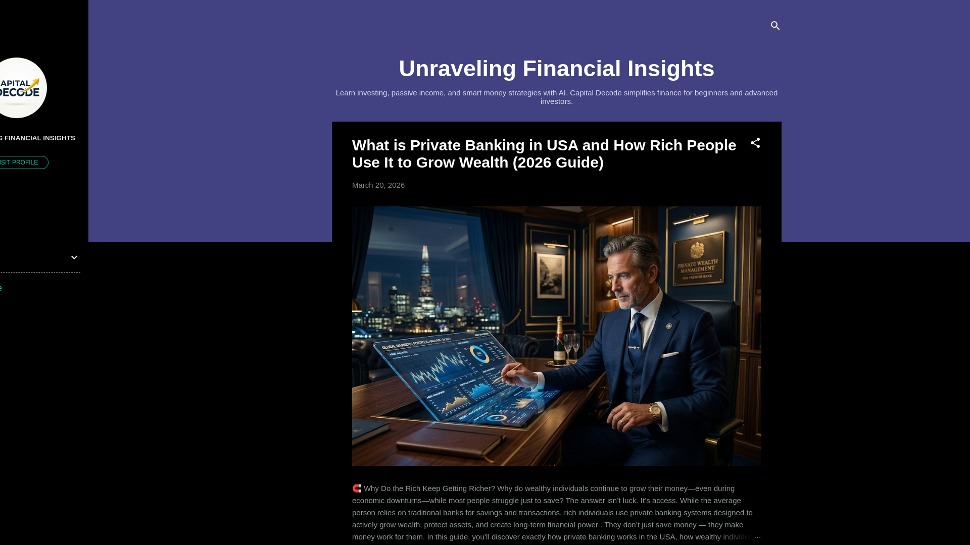 website screenshot of https://capitaldecode.xyz/