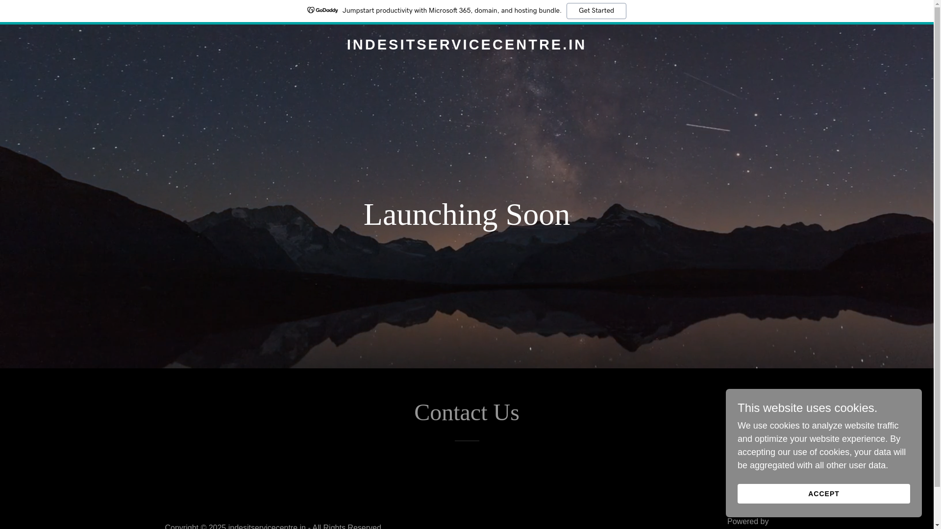 website screenshot of https://indesitservicecentre.in/